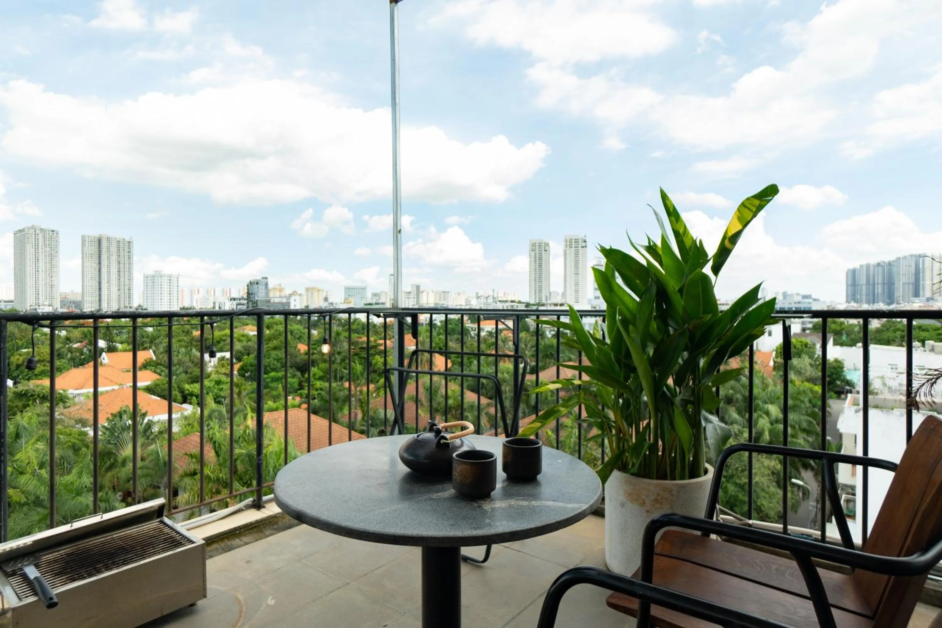 View (from property/room) in Nexus House Lang Bao Chi