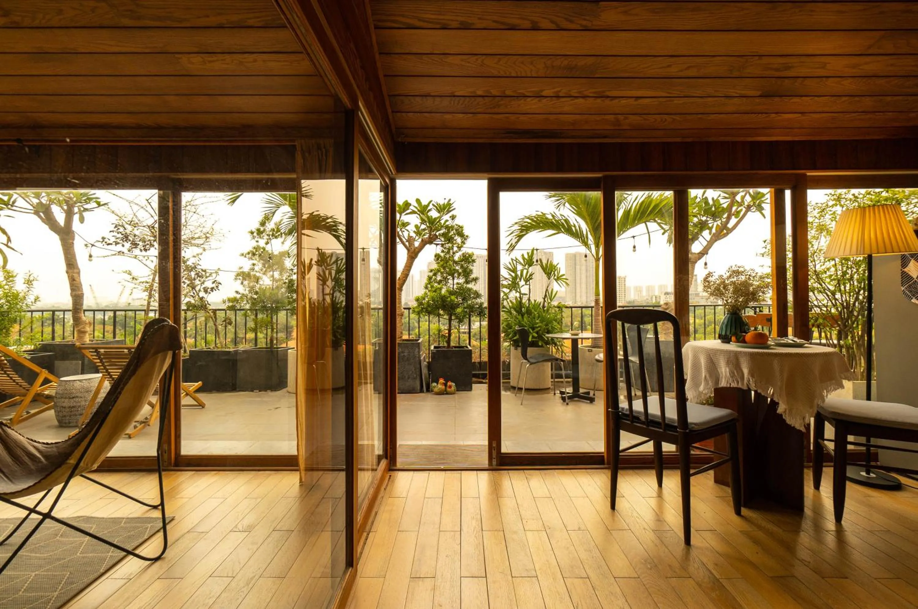 Patio in Nexus House Lang Bao Chi