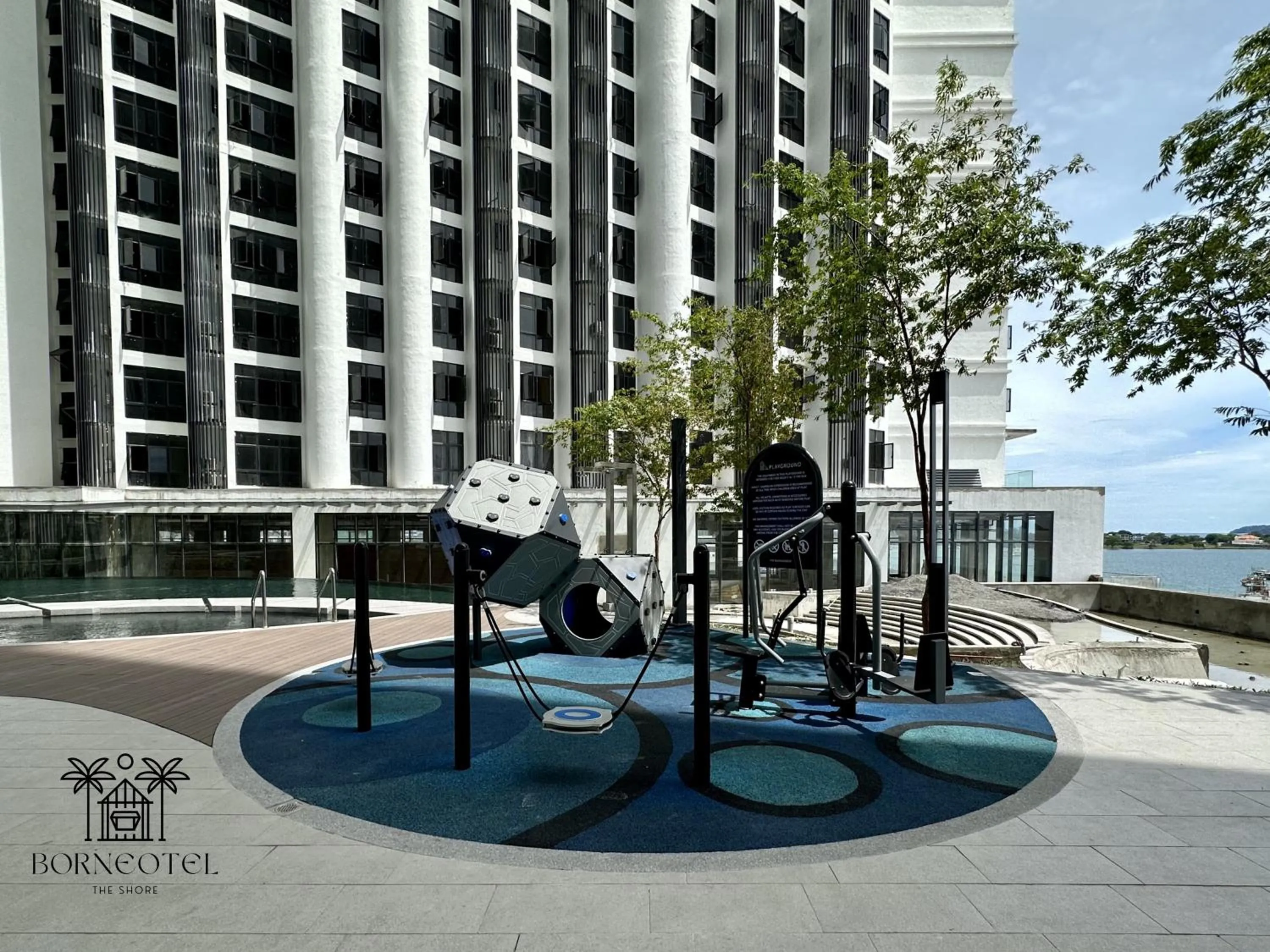 Children play ground in Borneotel The Shore KK by CHG