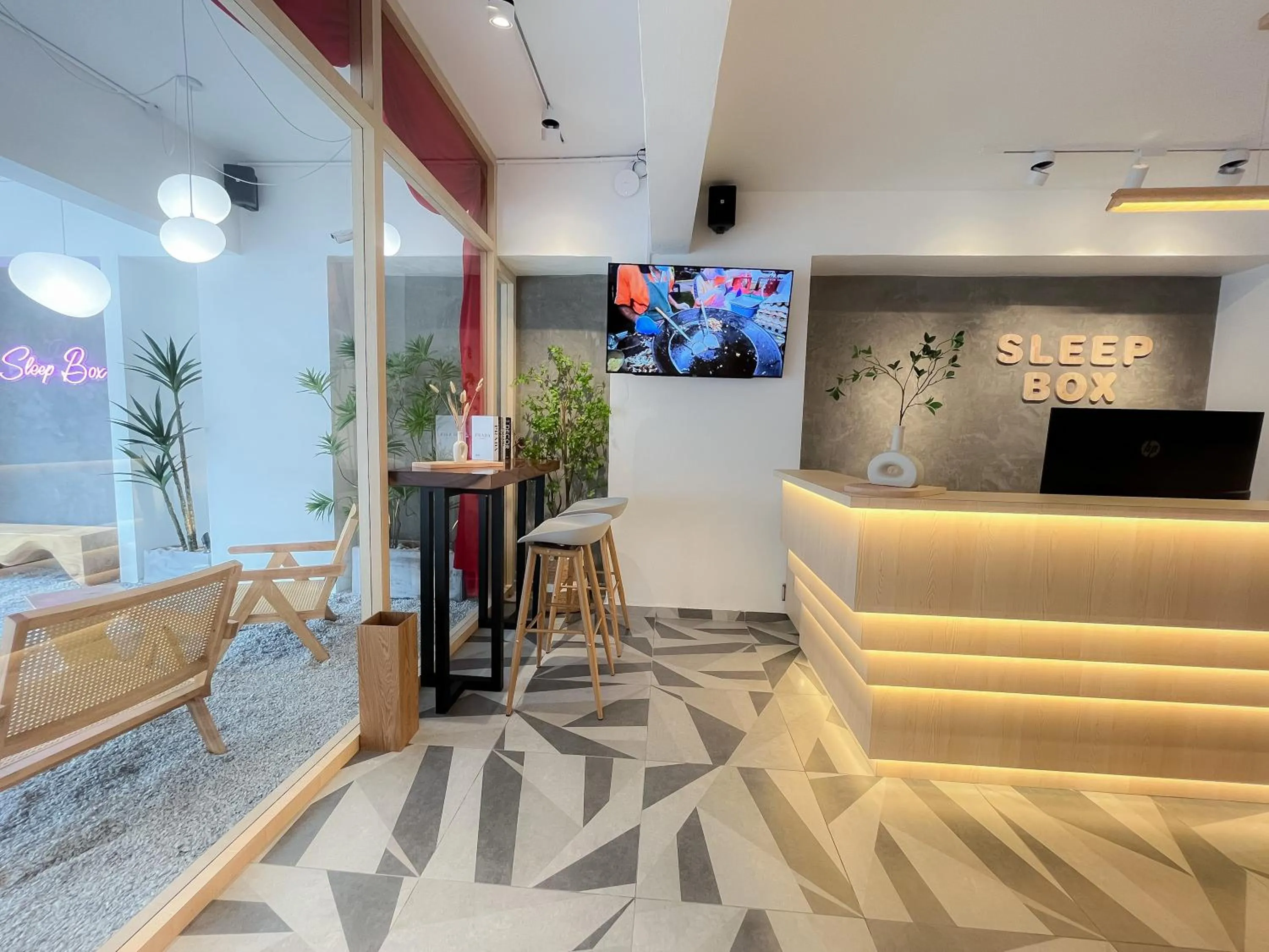 Lobby or reception in Sleep Box Penang