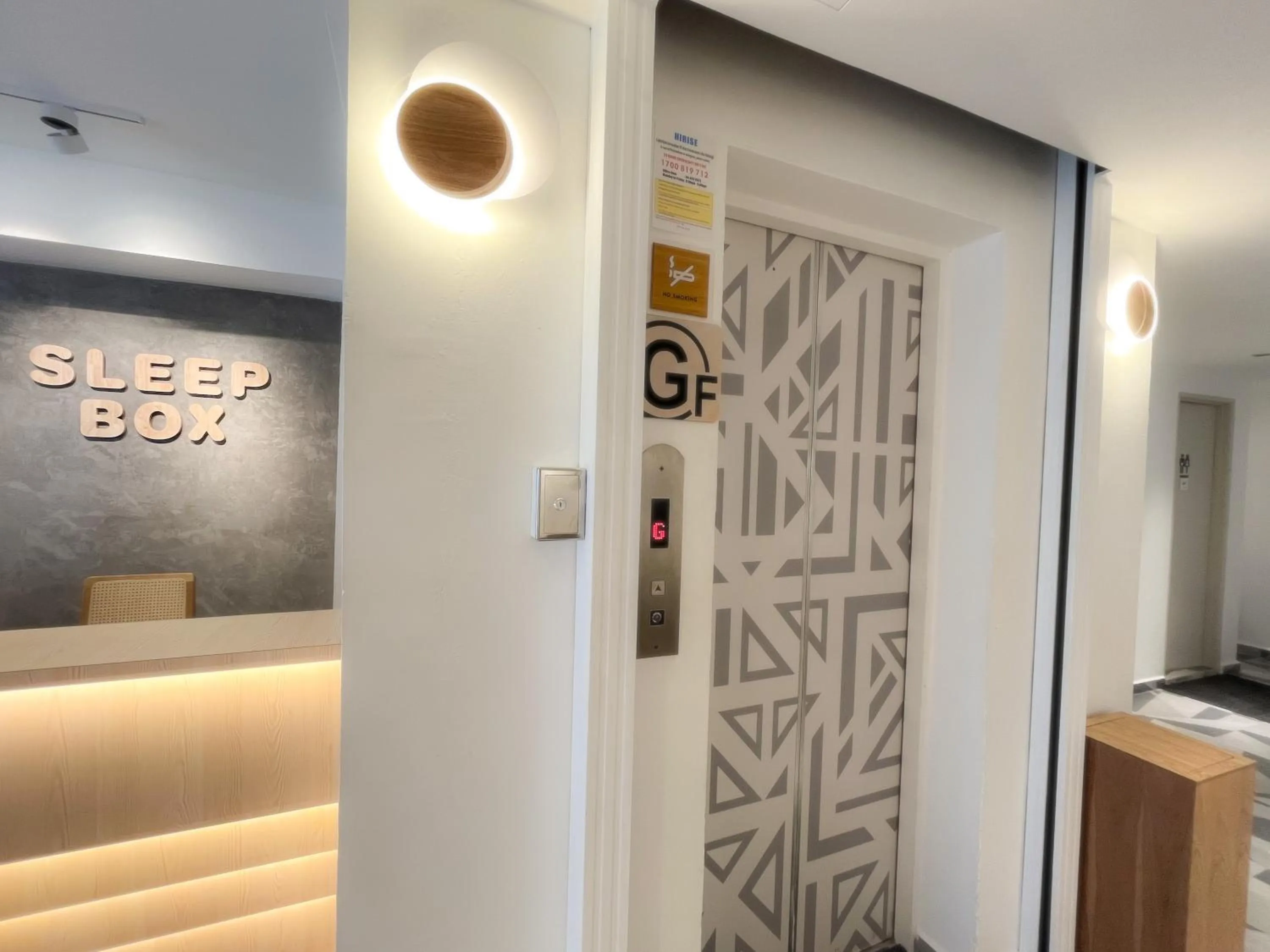 Lobby or reception in Sleep Box Penang