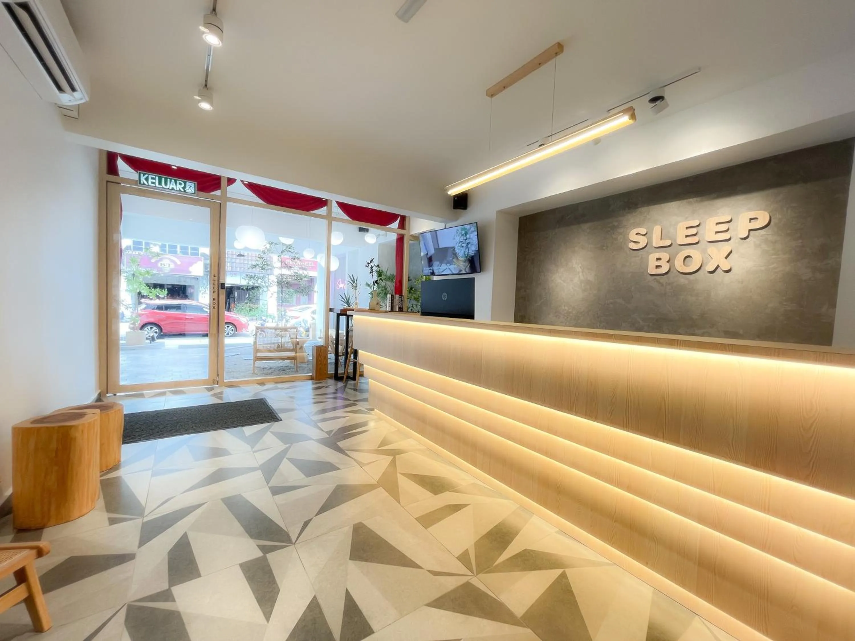 Lobby or reception in Sleep Box Penang