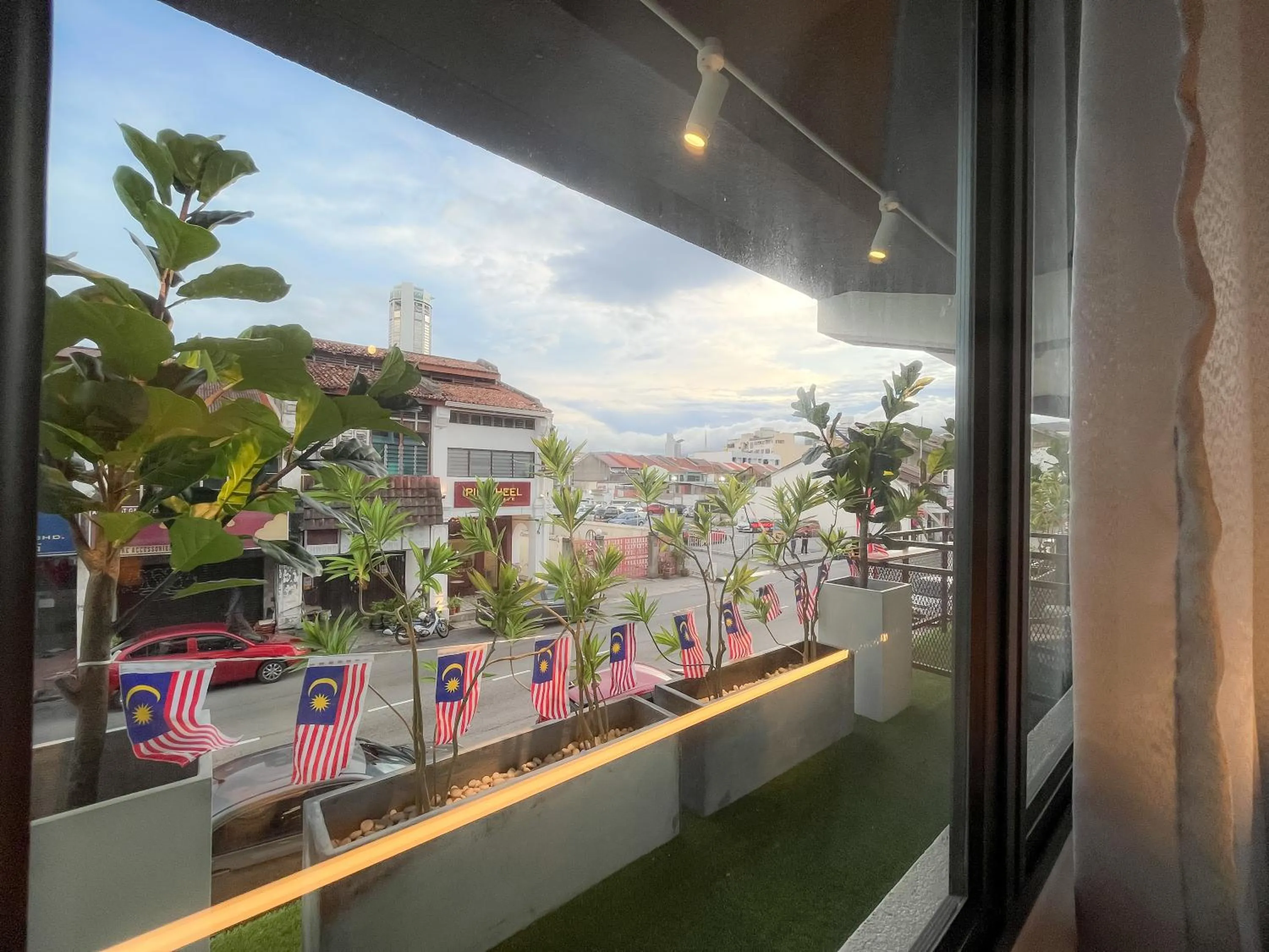 City view in Sleep Box Penang