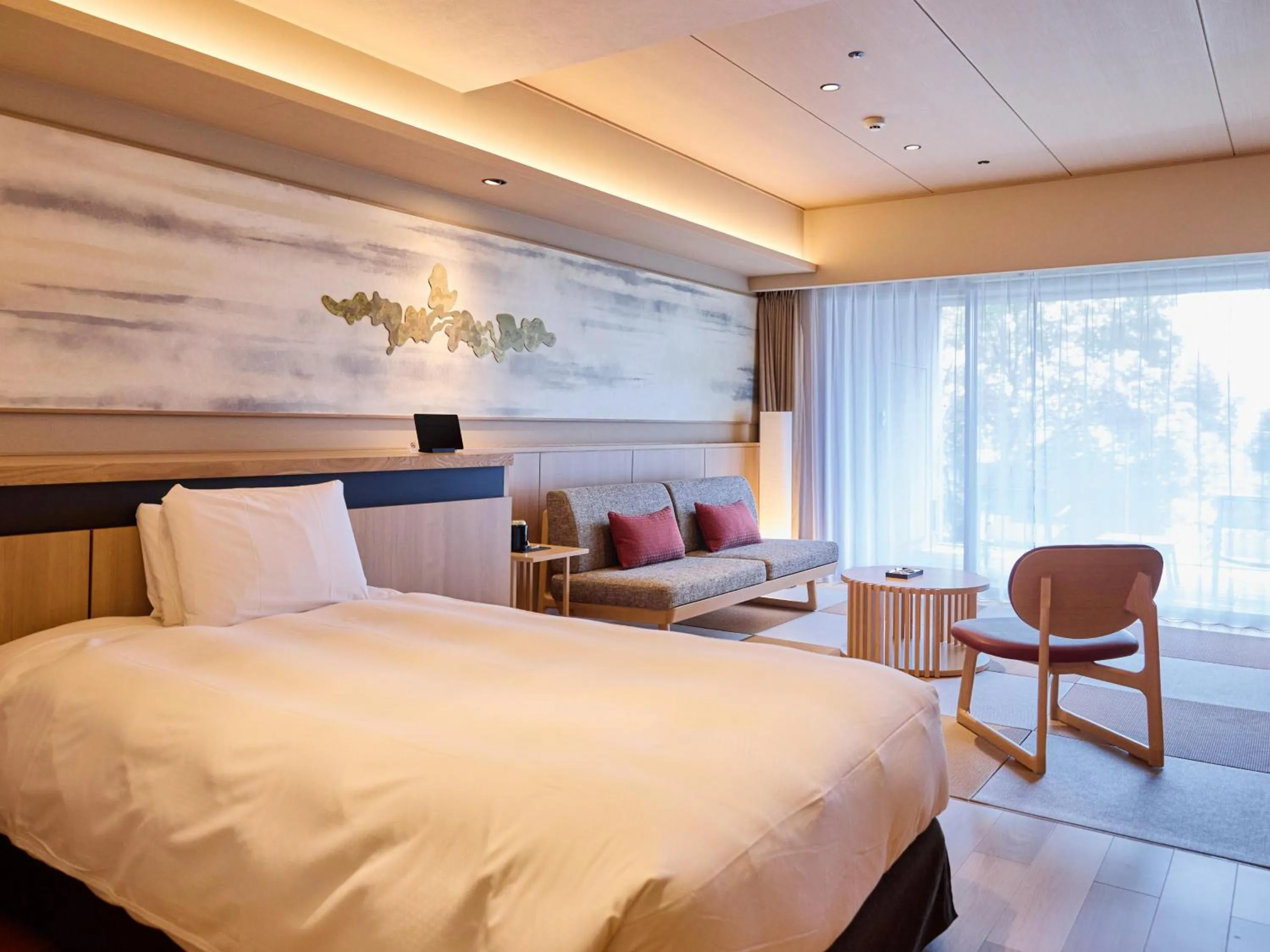 Bedroom, Bed in Atami Izusan Karaku