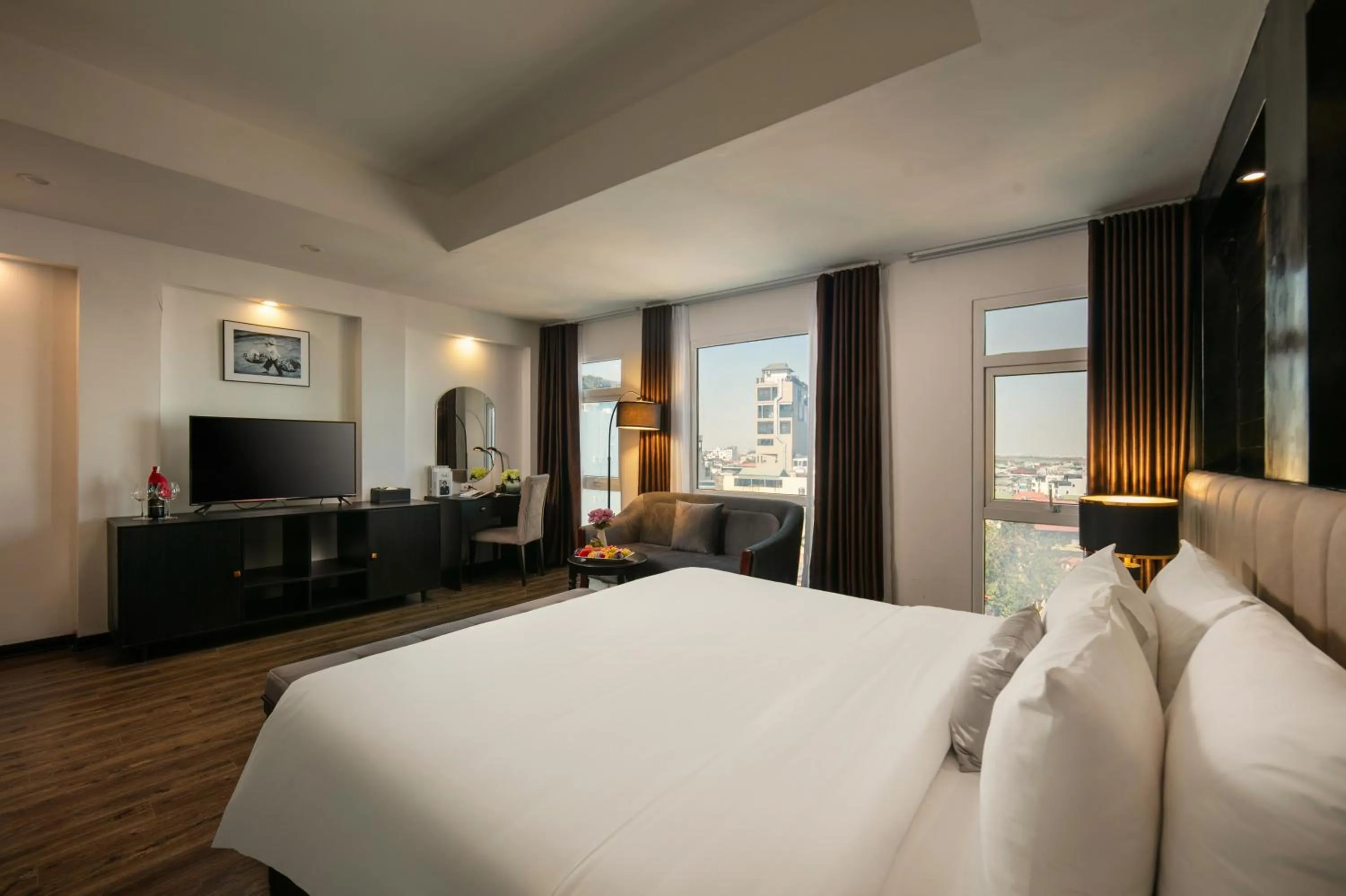 Bed in Ja Cosmo Hotel and Spa