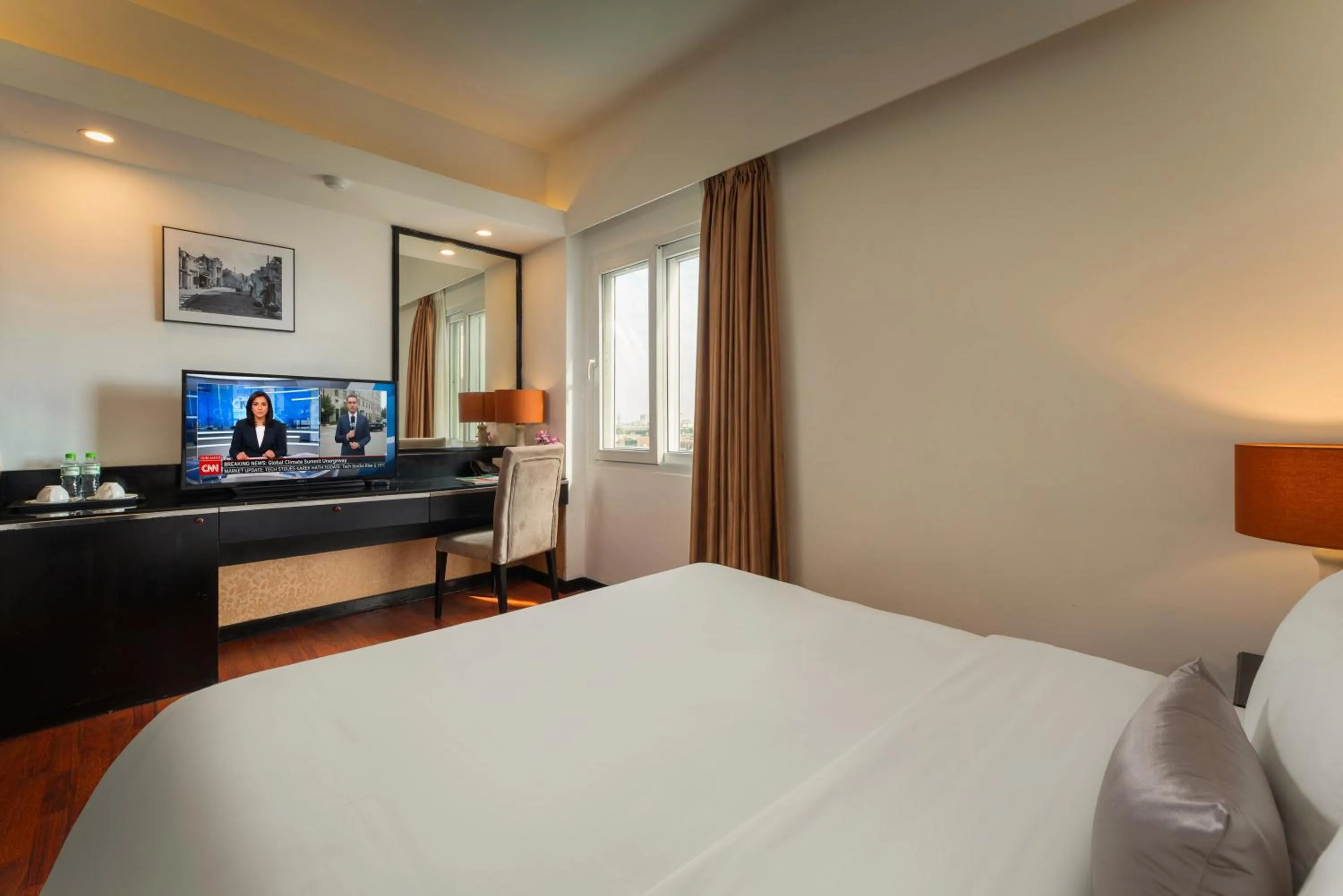 Bed in Ja Cosmo Hotel and Spa