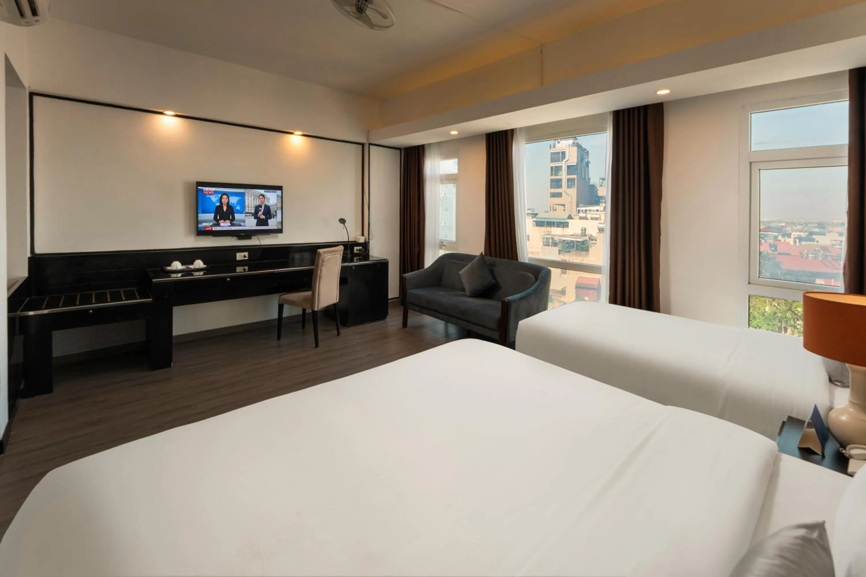 Bed in Ja Cosmo Hotel and Spa