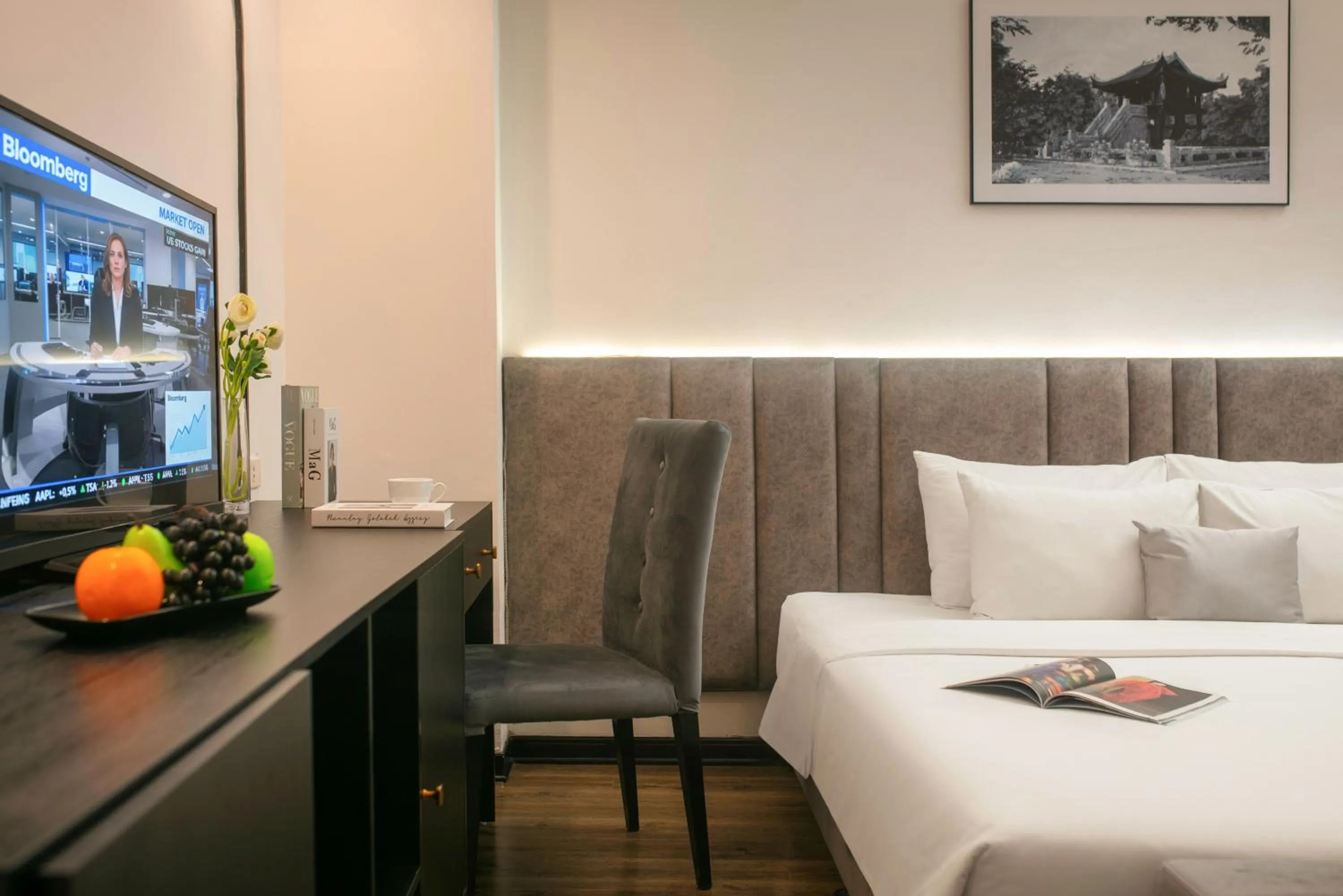 Bed in Ja Cosmo Hotel and Spa