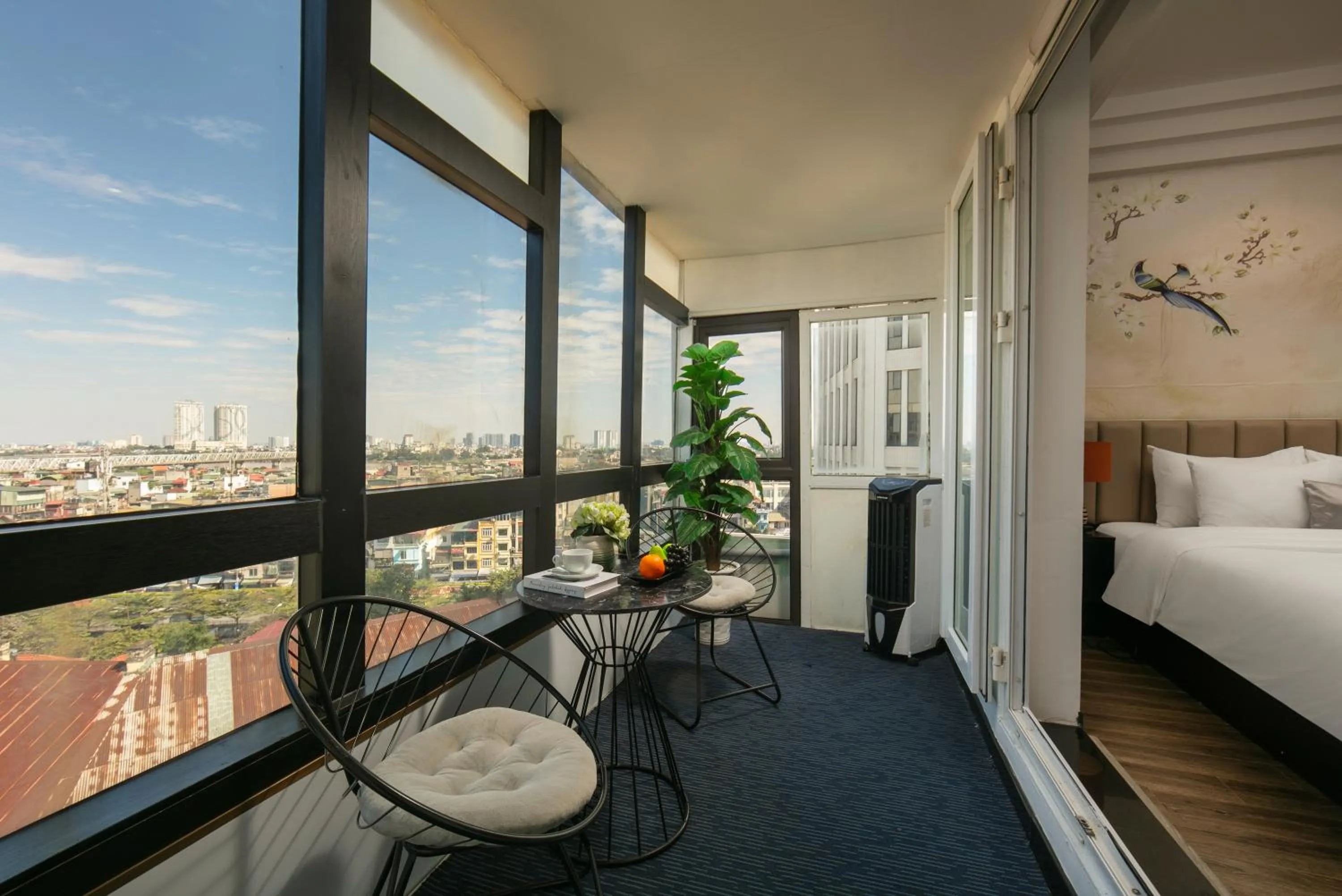 View (from property/room), Bed in Ja Cosmo Hotel and Spa