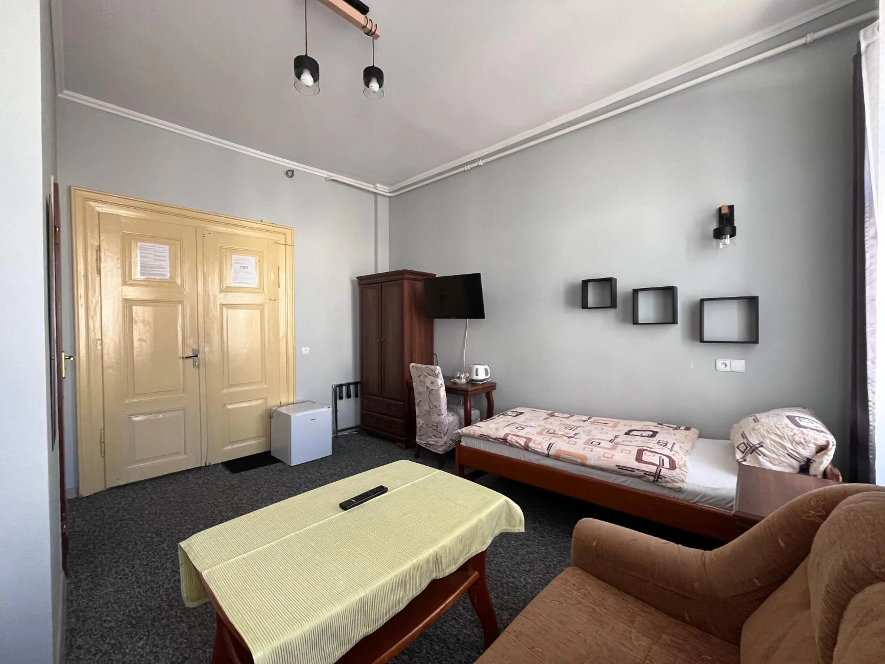 Bed in Hotel Polonia