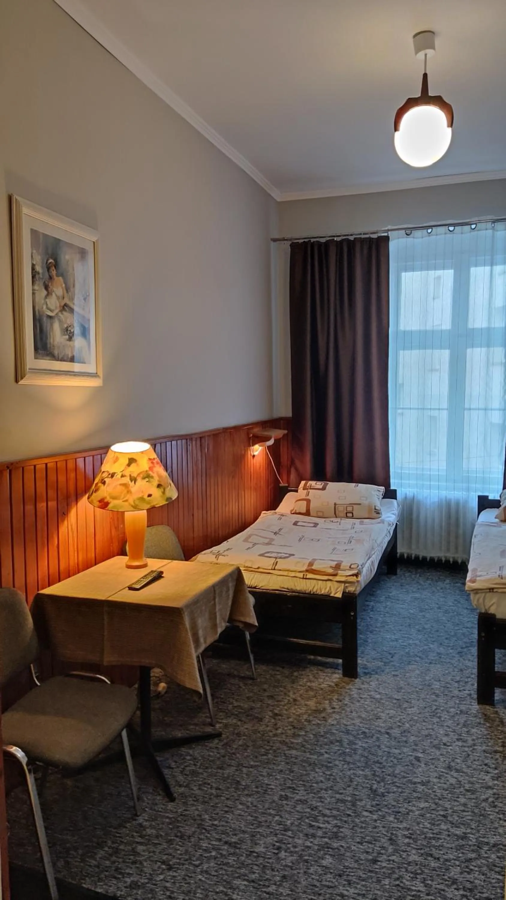 Bed in Hotel Polonia