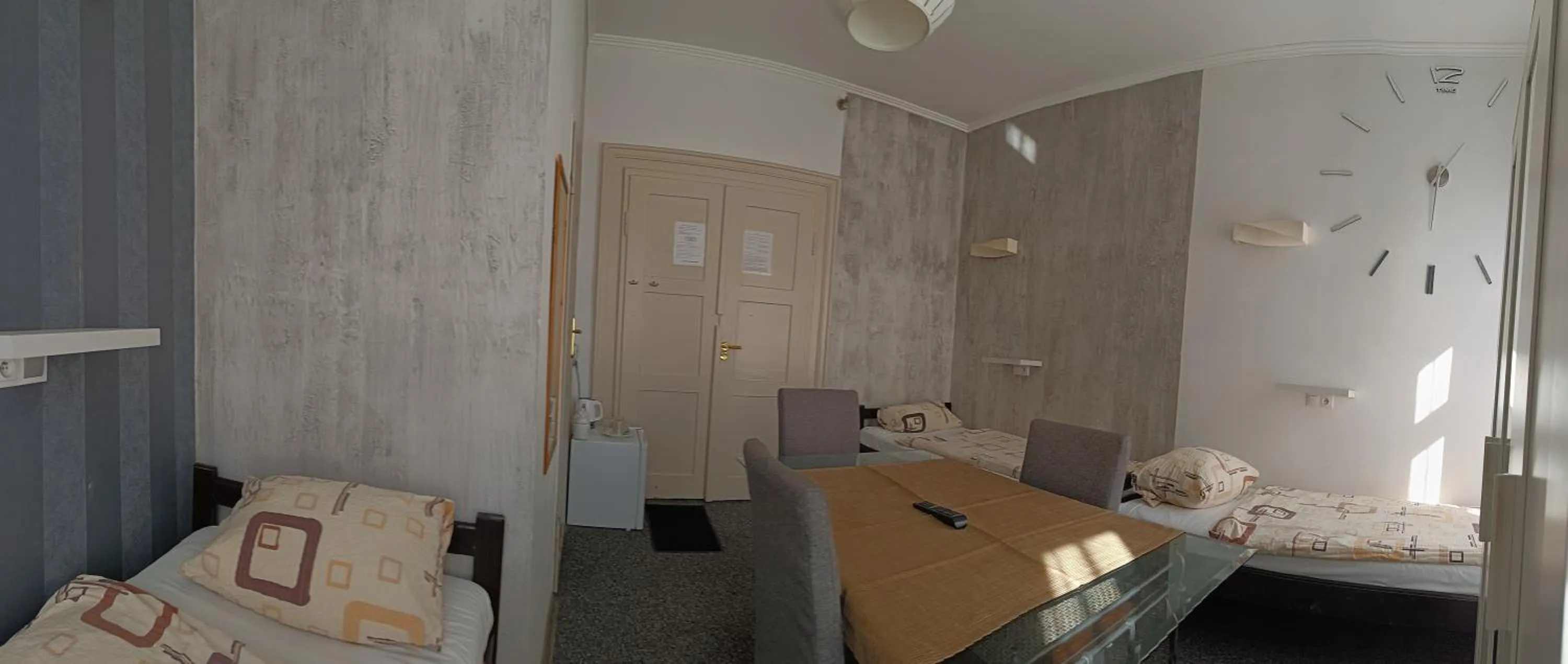 Bed in Hotel Polonia