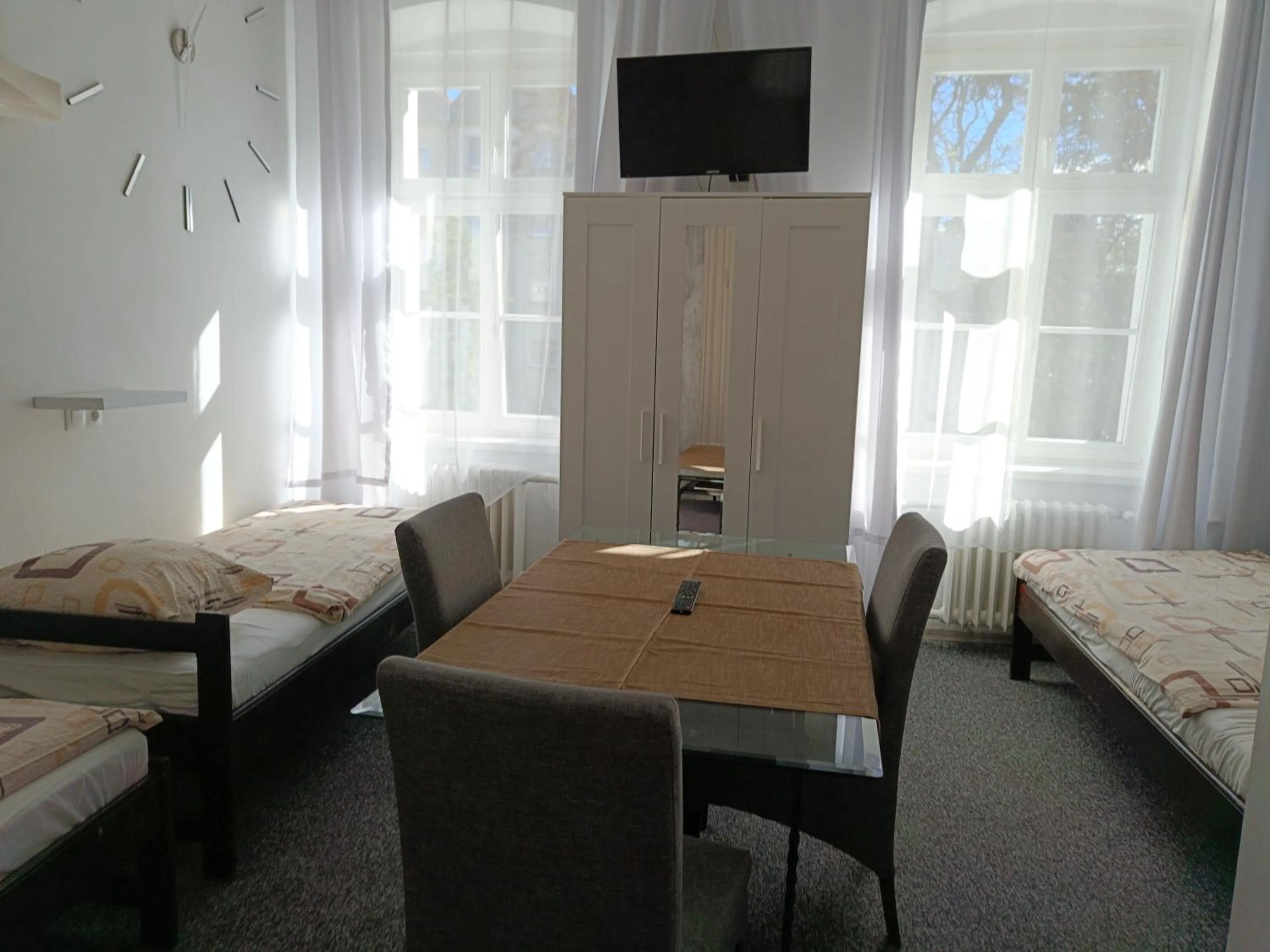 Bed in Hotel Polonia