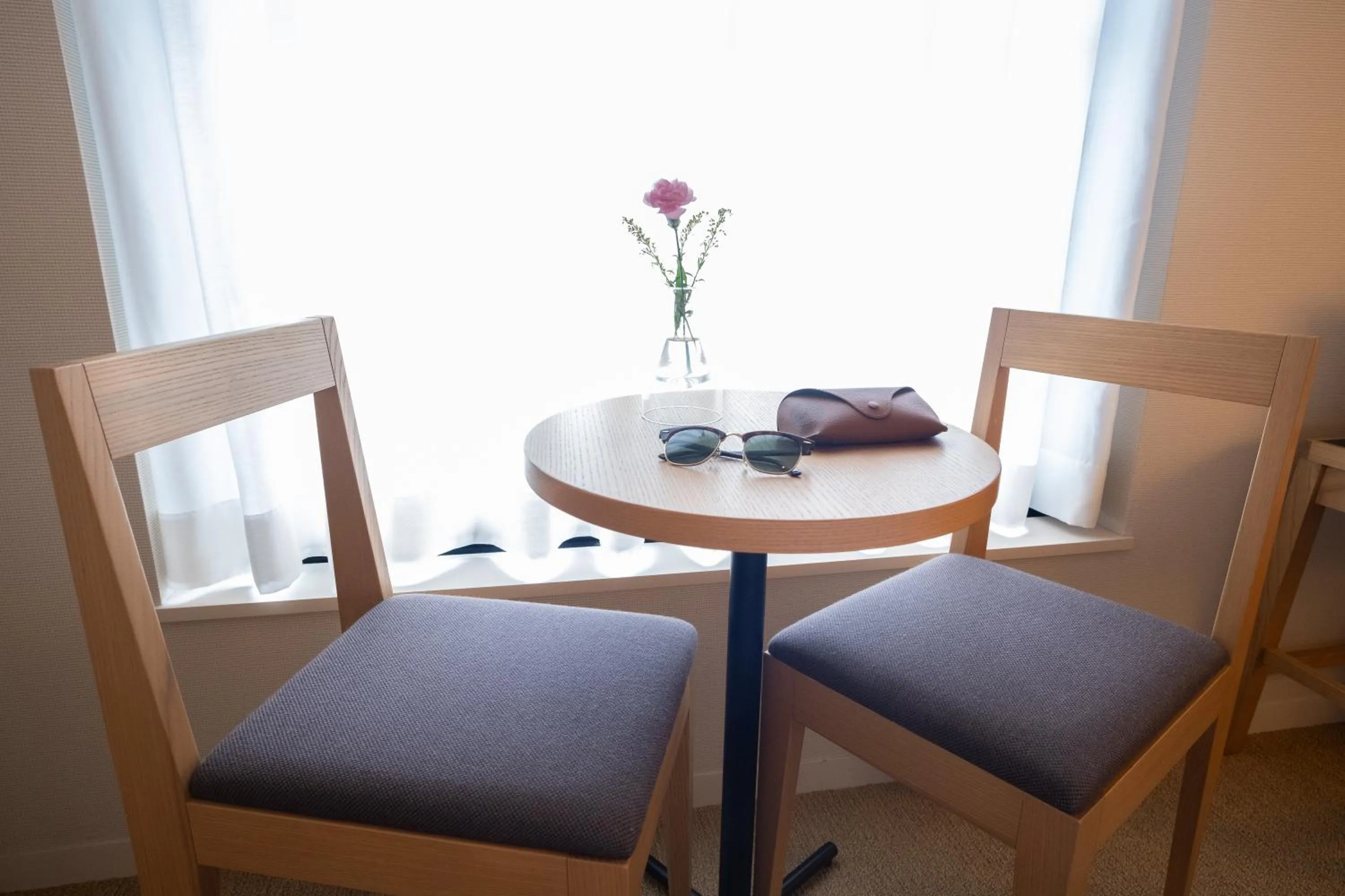Seating area in KABIN Koji