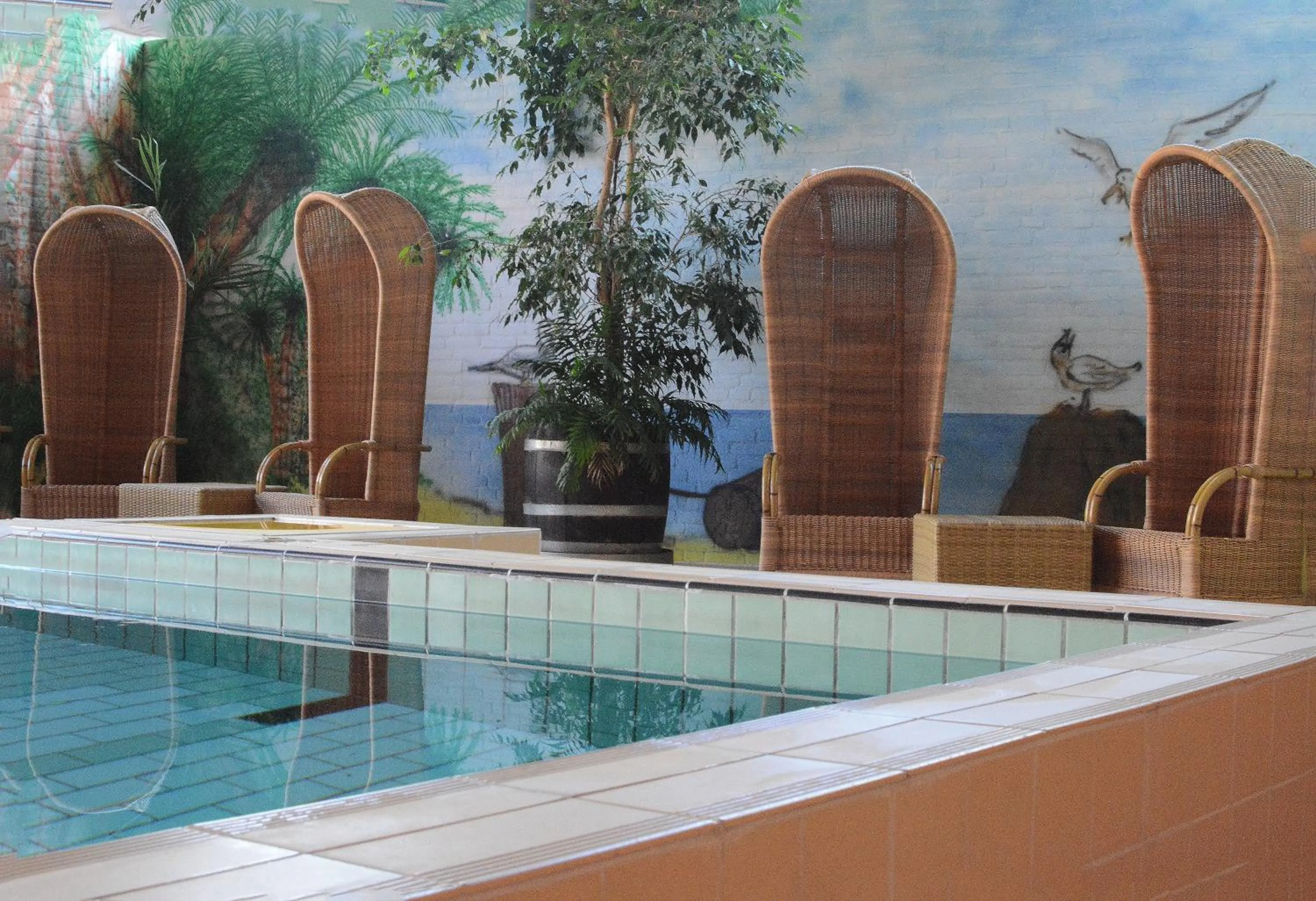 Swimming pool in Hotel Restaurant Piccard
