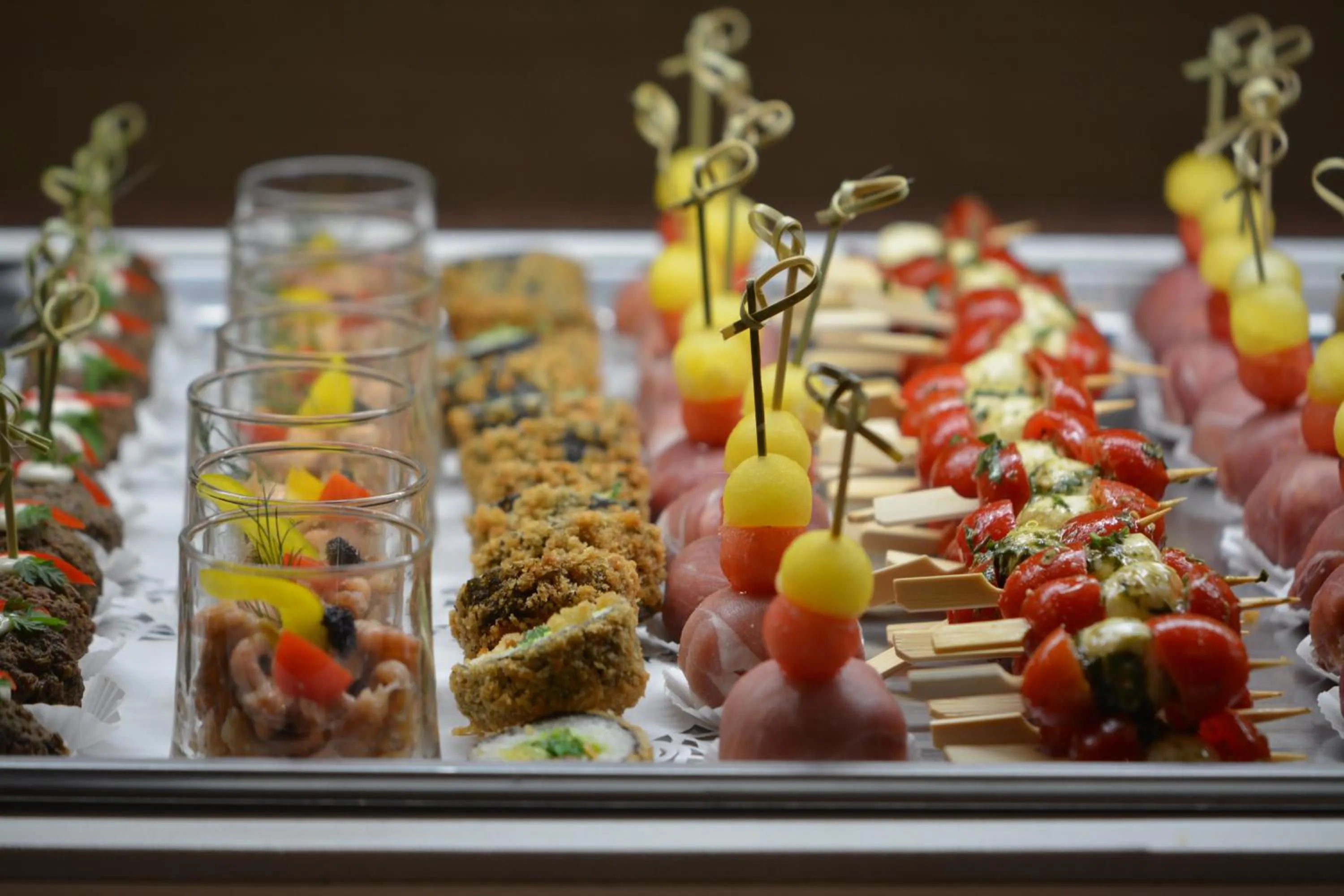 Food and drinks in Hotel Restaurant Piccard