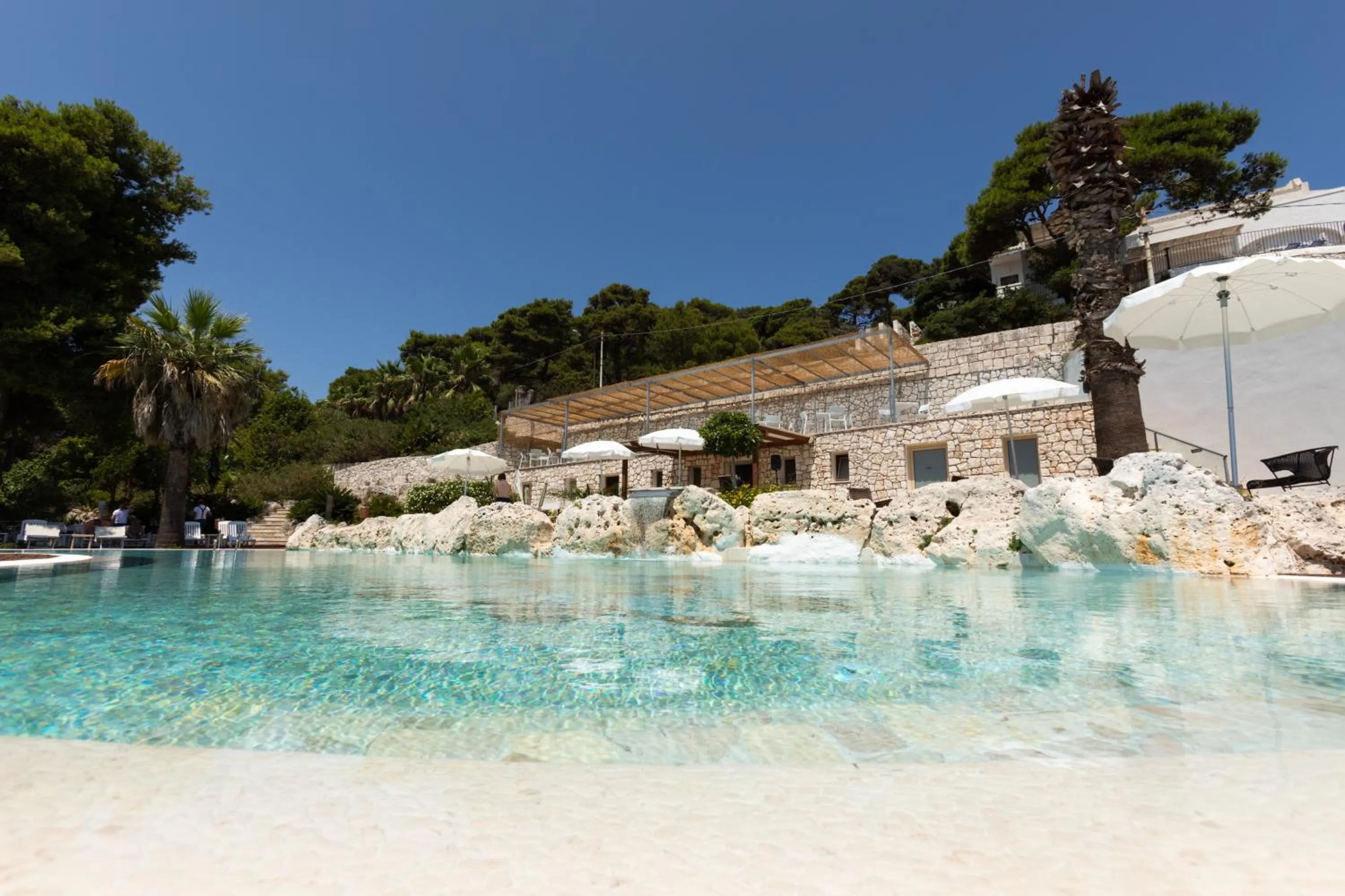 Pool view in Hotel Aurora e del Benessere