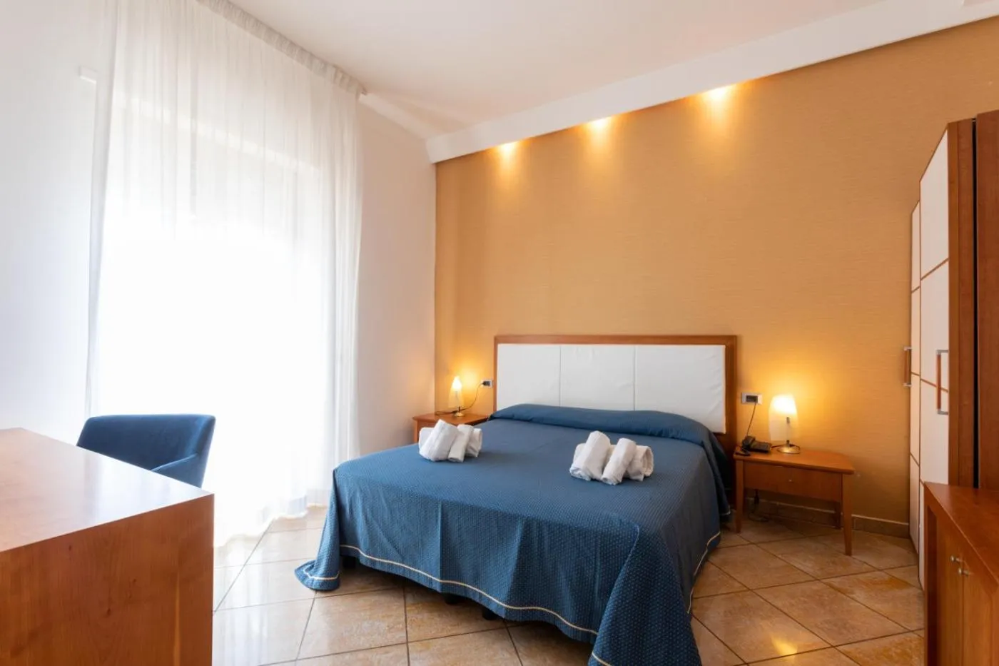 Bedroom, Bed in Hotel Aurora e del Benessere