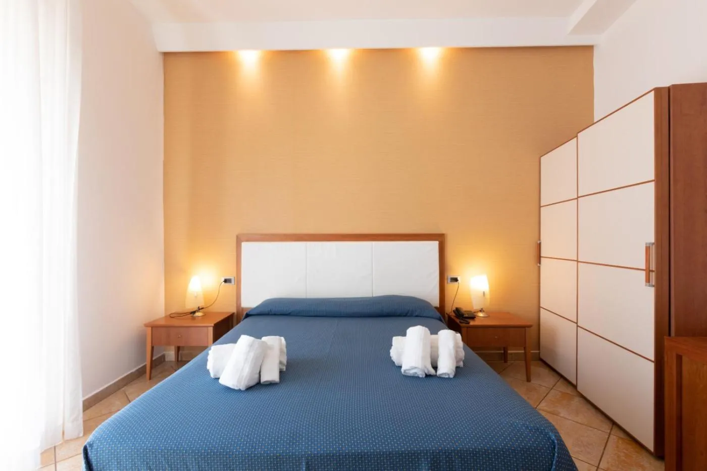 Bedroom, Bed in Hotel Aurora e del Benessere