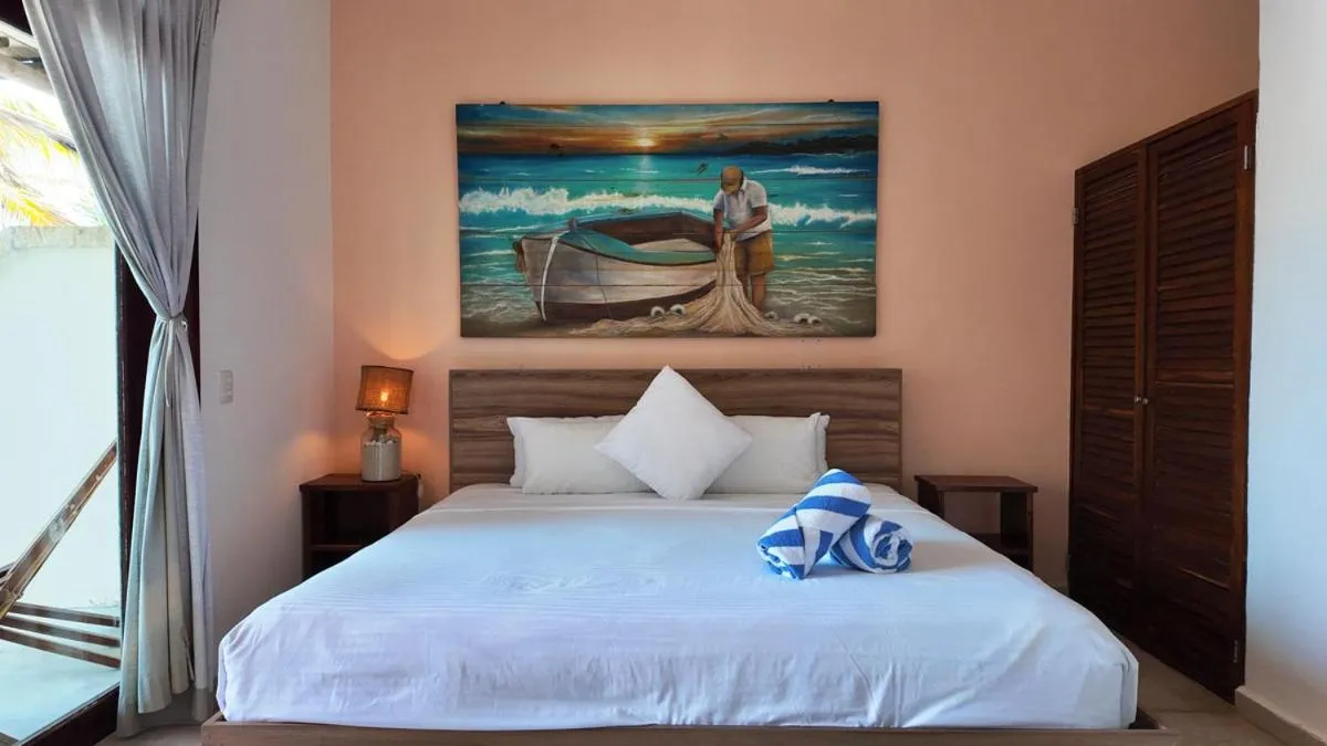 King Room with Sea View in Playa Canek Beachfront Eco Hotel