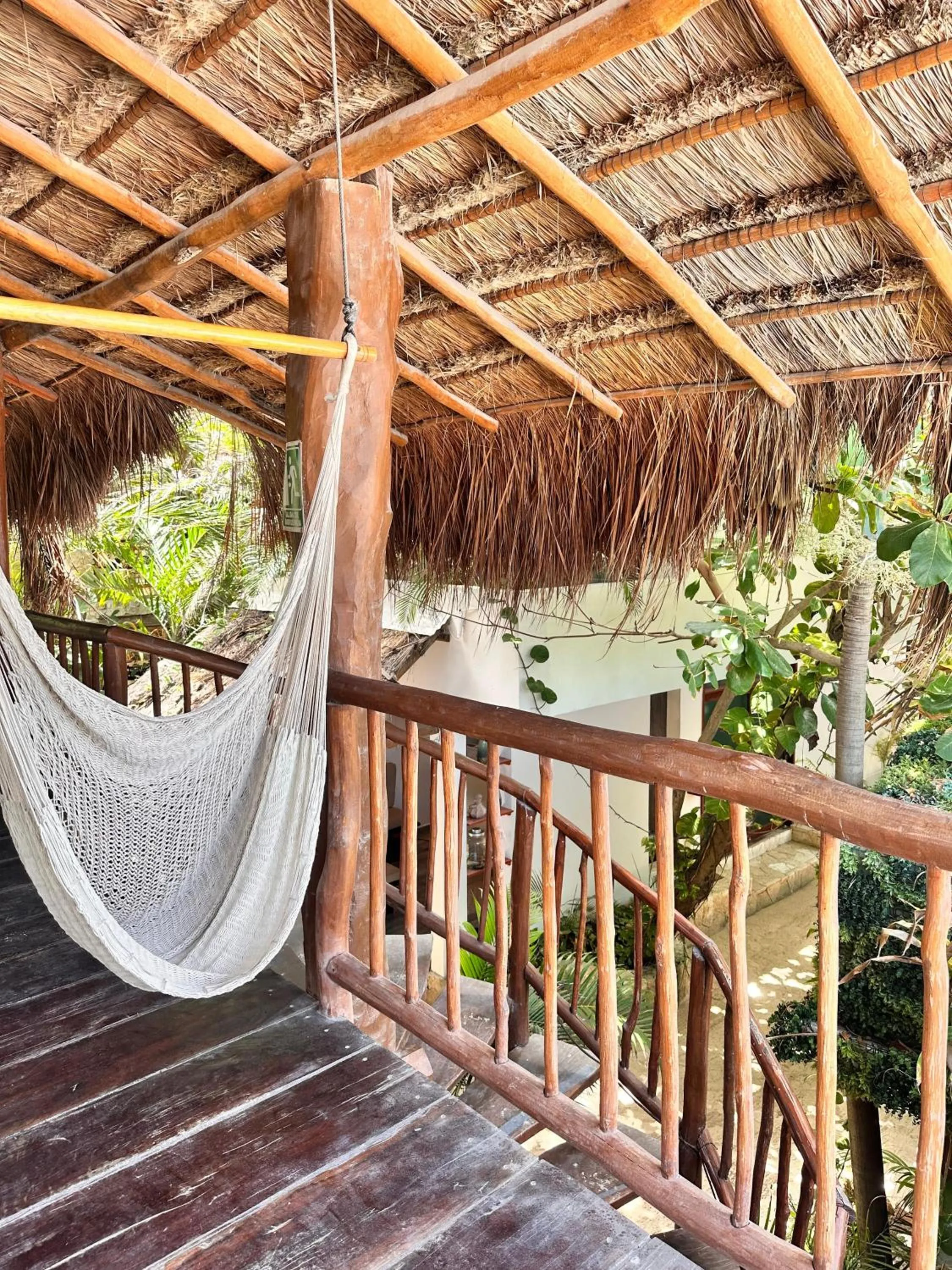 Balcony/Terrace in Playa Canek Beachfront Eco Hotel