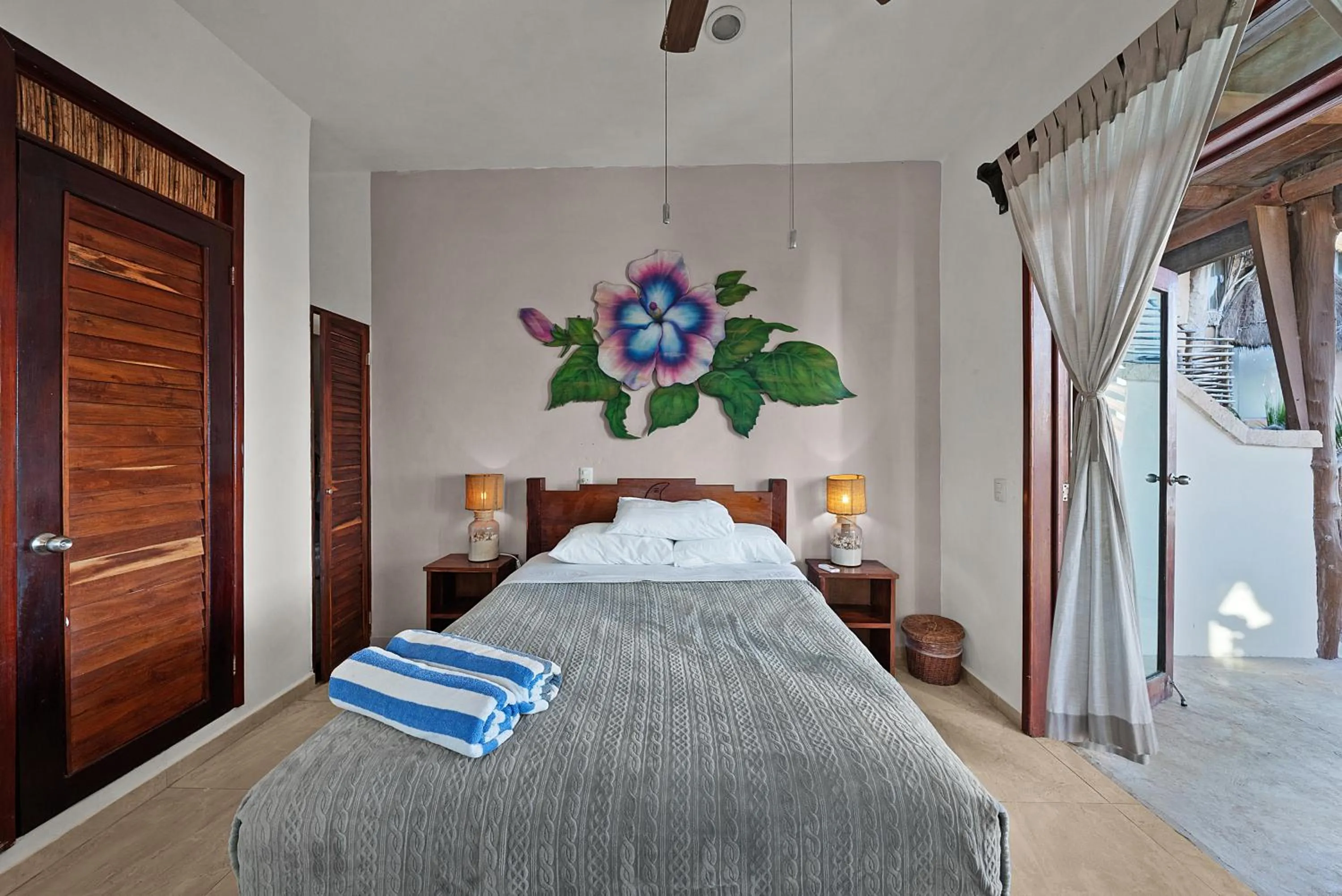 Superior Beachfront King Room with Balcony in Playa Canek Beachfront Eco Hotel