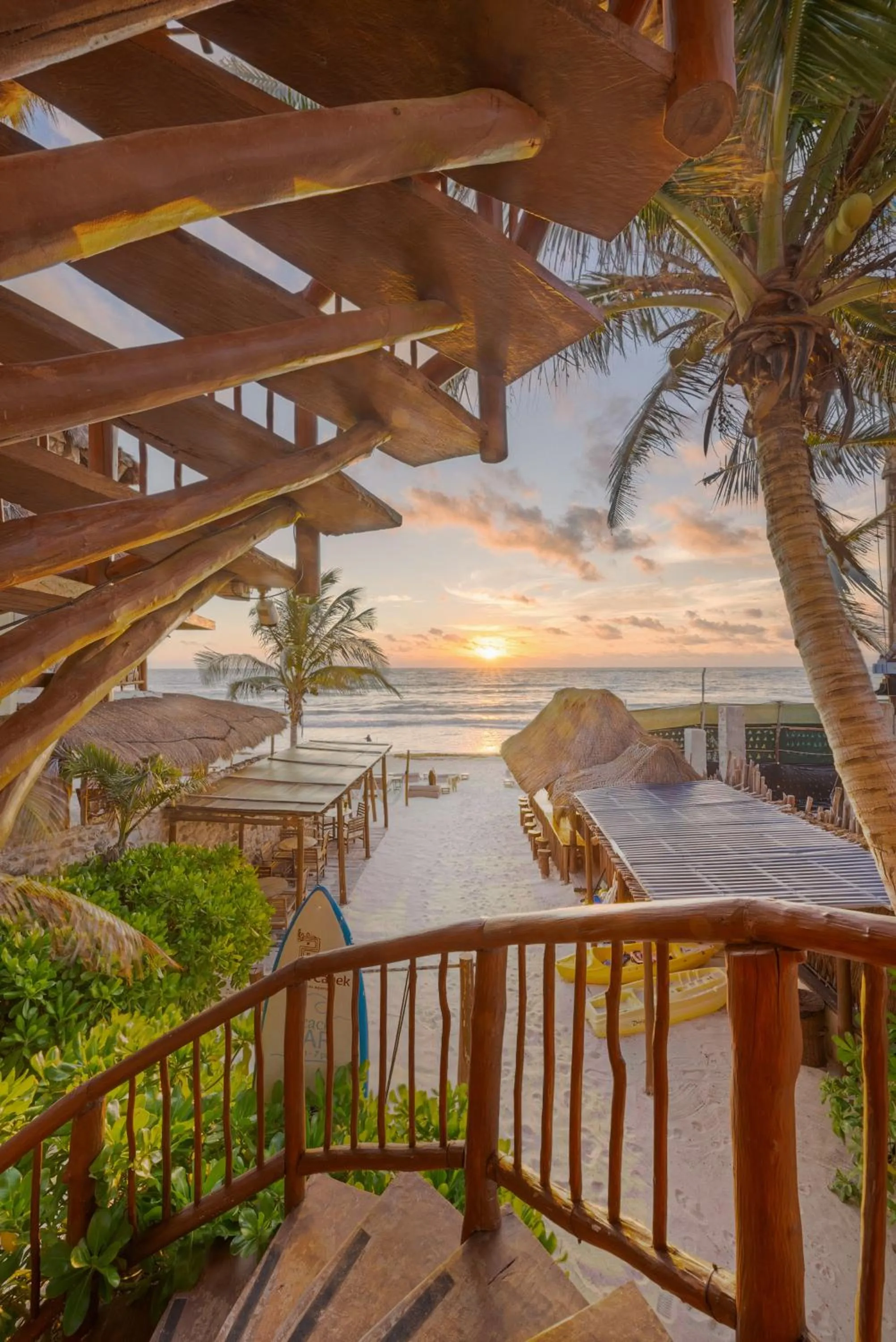 Beach in Playa Canek Beachfront Eco Hotel