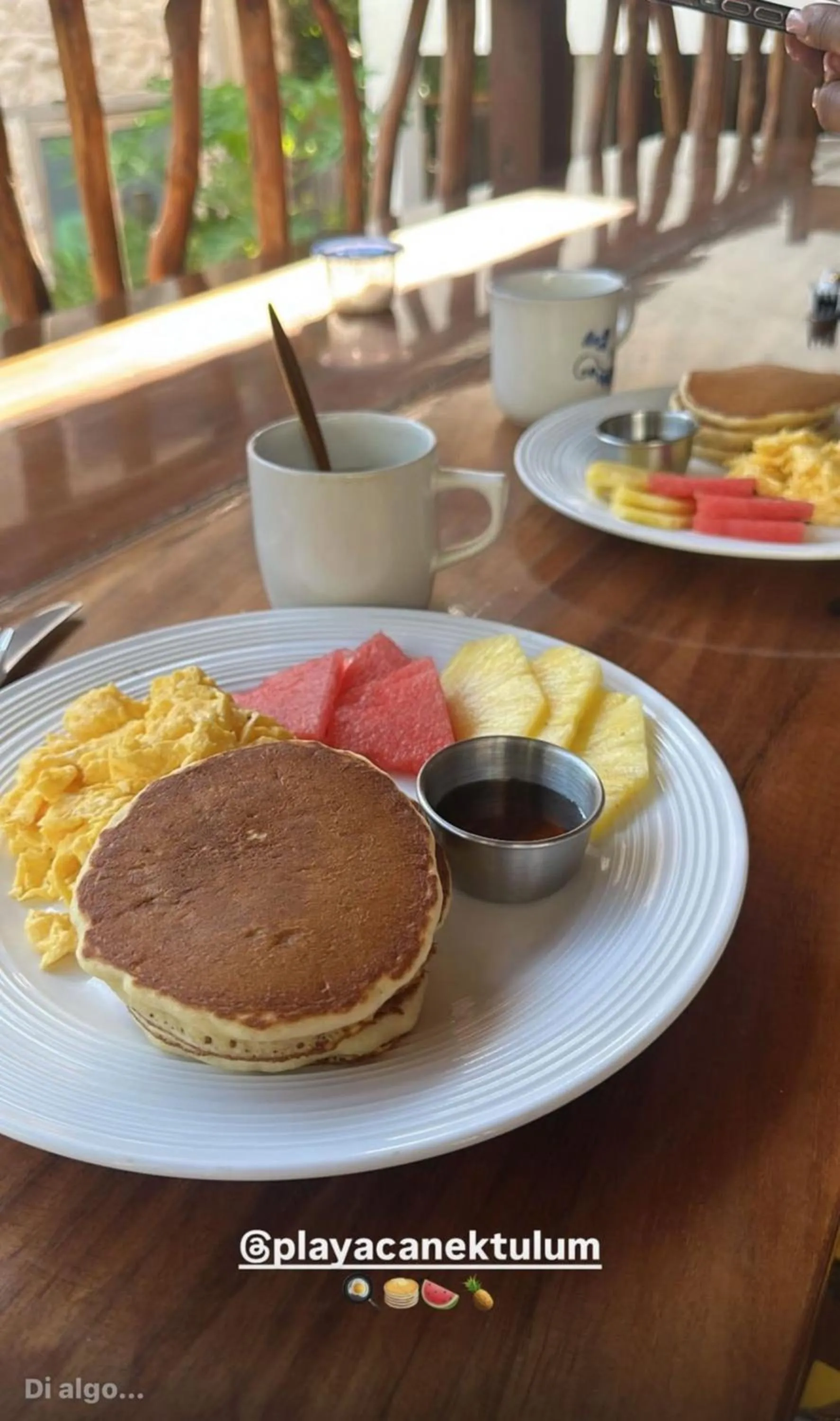 Continental breakfast in Playa Canek Beachfront Eco Hotel