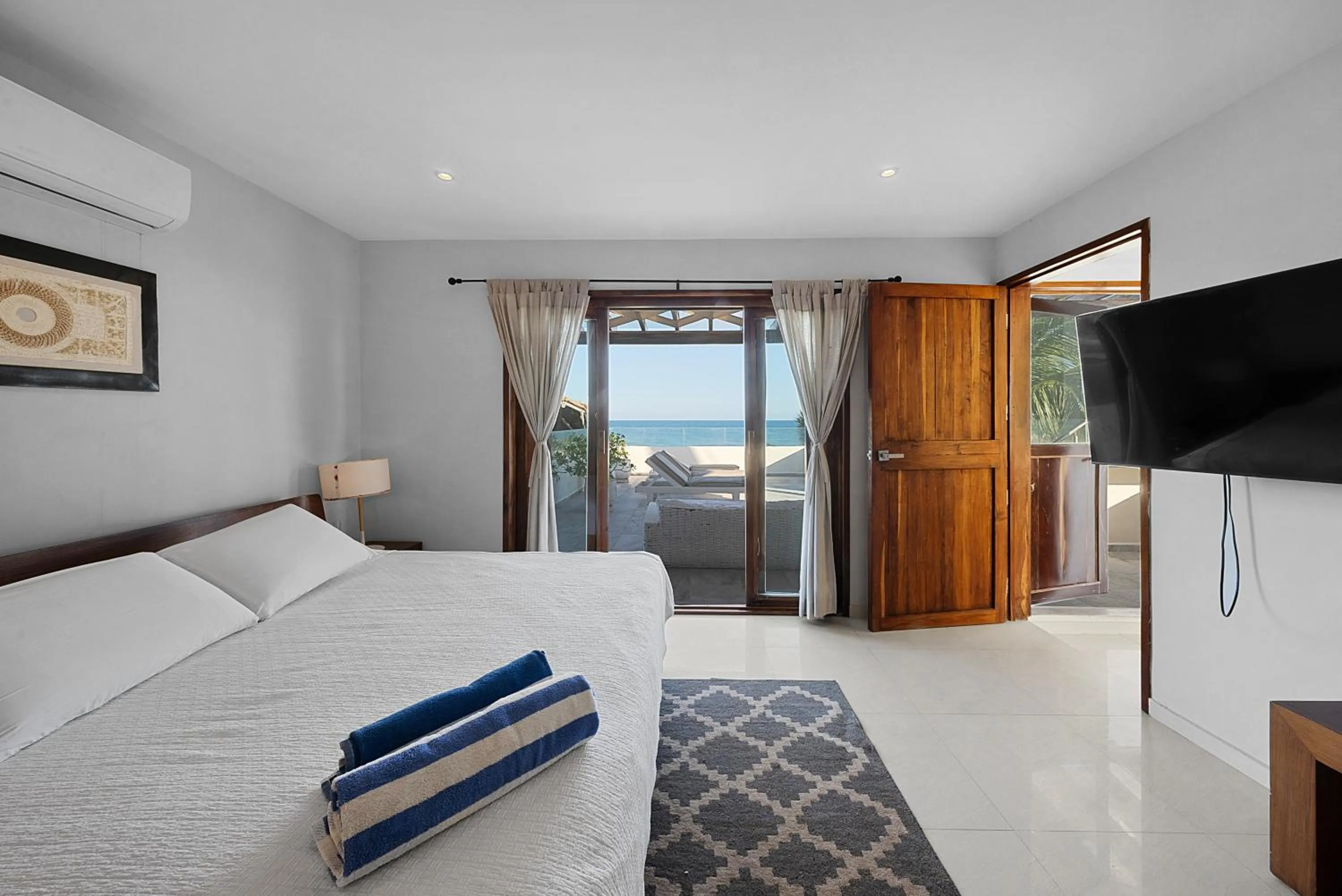 Bed in Playa Canek Beachfront Eco Hotel