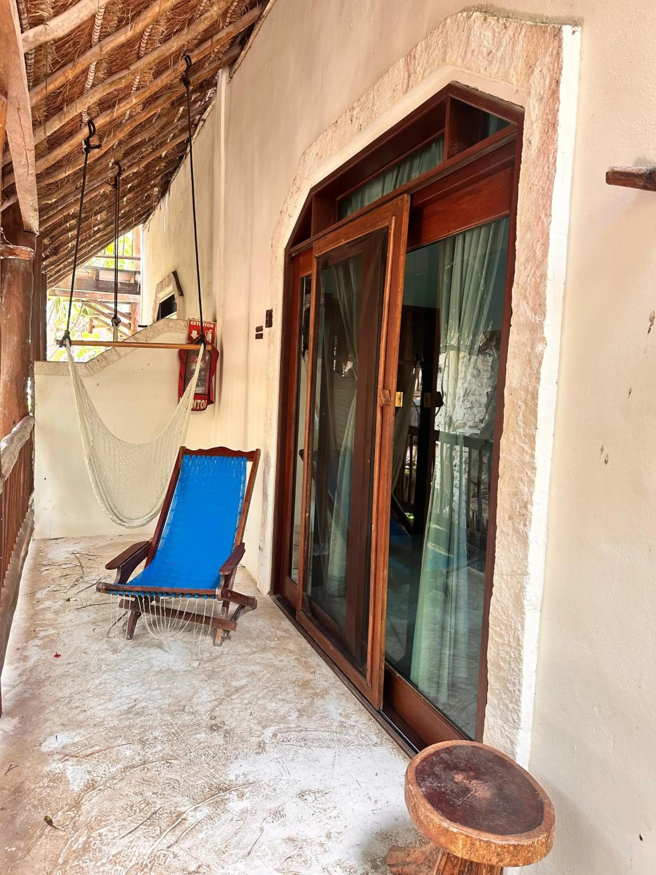 Balcony/Terrace in Playa Canek Beachfront Eco Hotel
