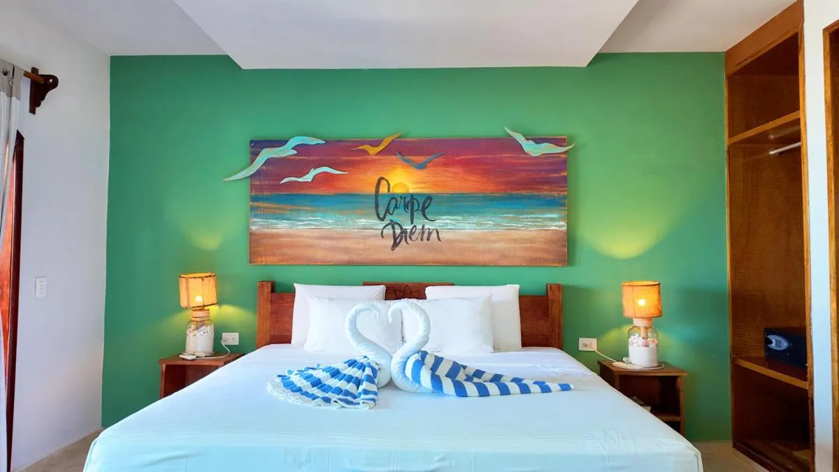 King Room with Sea View in Playa Canek Beachfront Eco Hotel