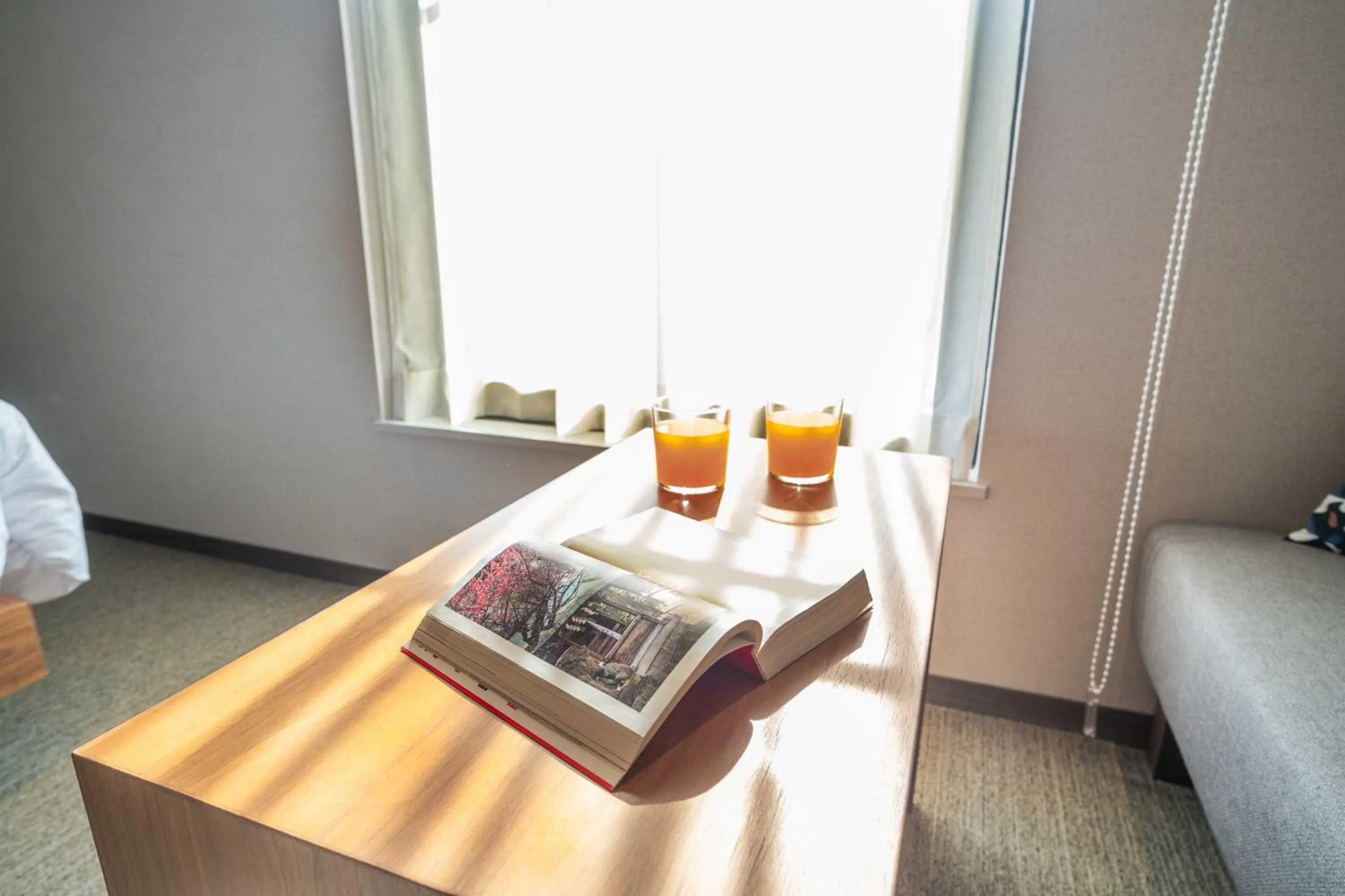 Seating area in KABIN Machi