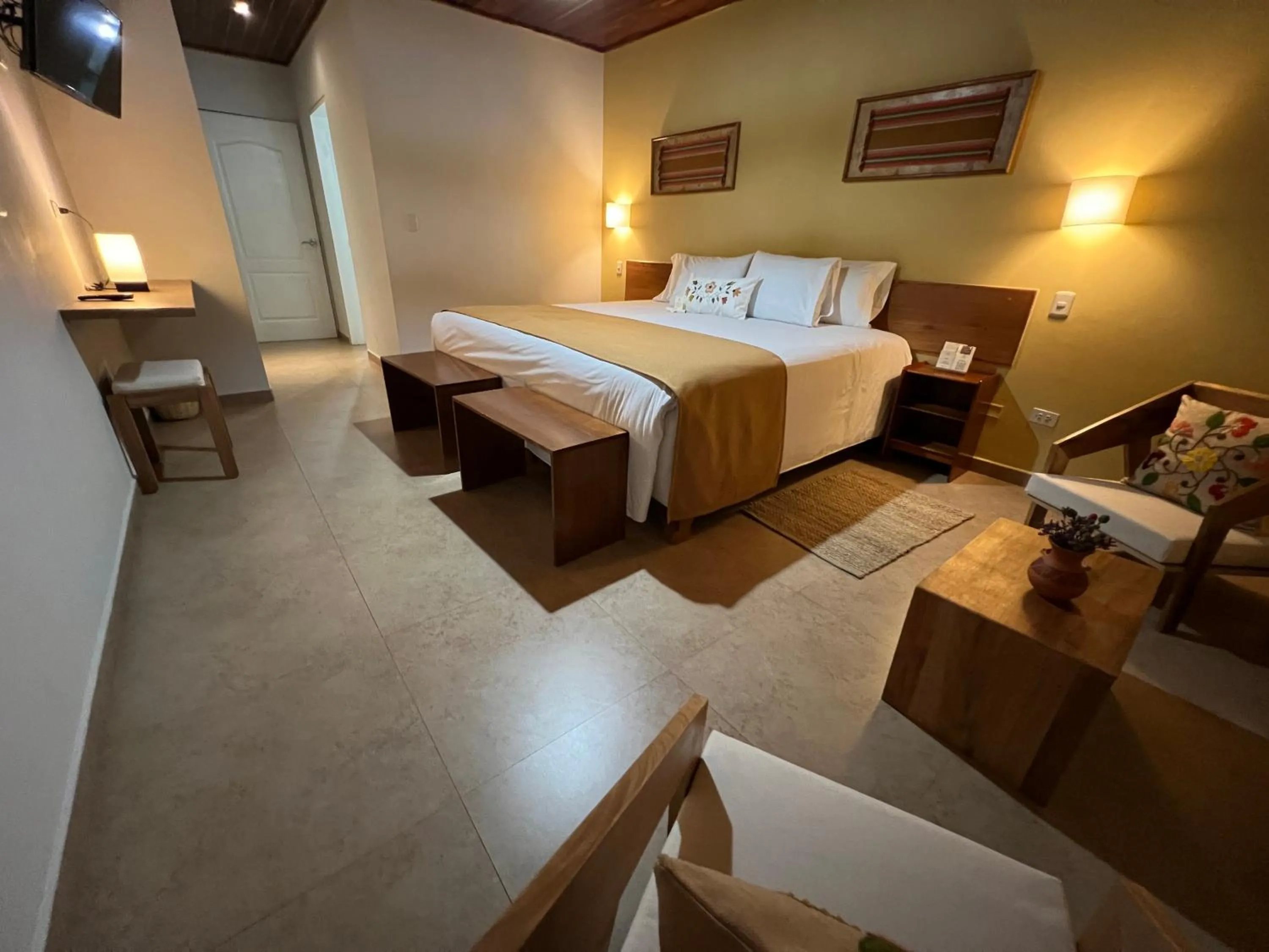 Bed in Hotel El Abuelo