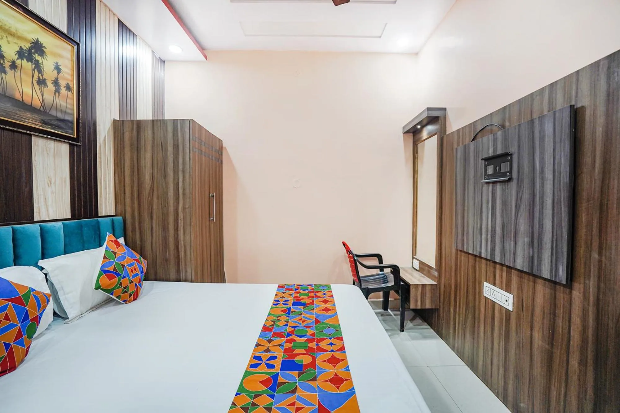 Bed in Super OYO Hotel O Rameshwaram Inn