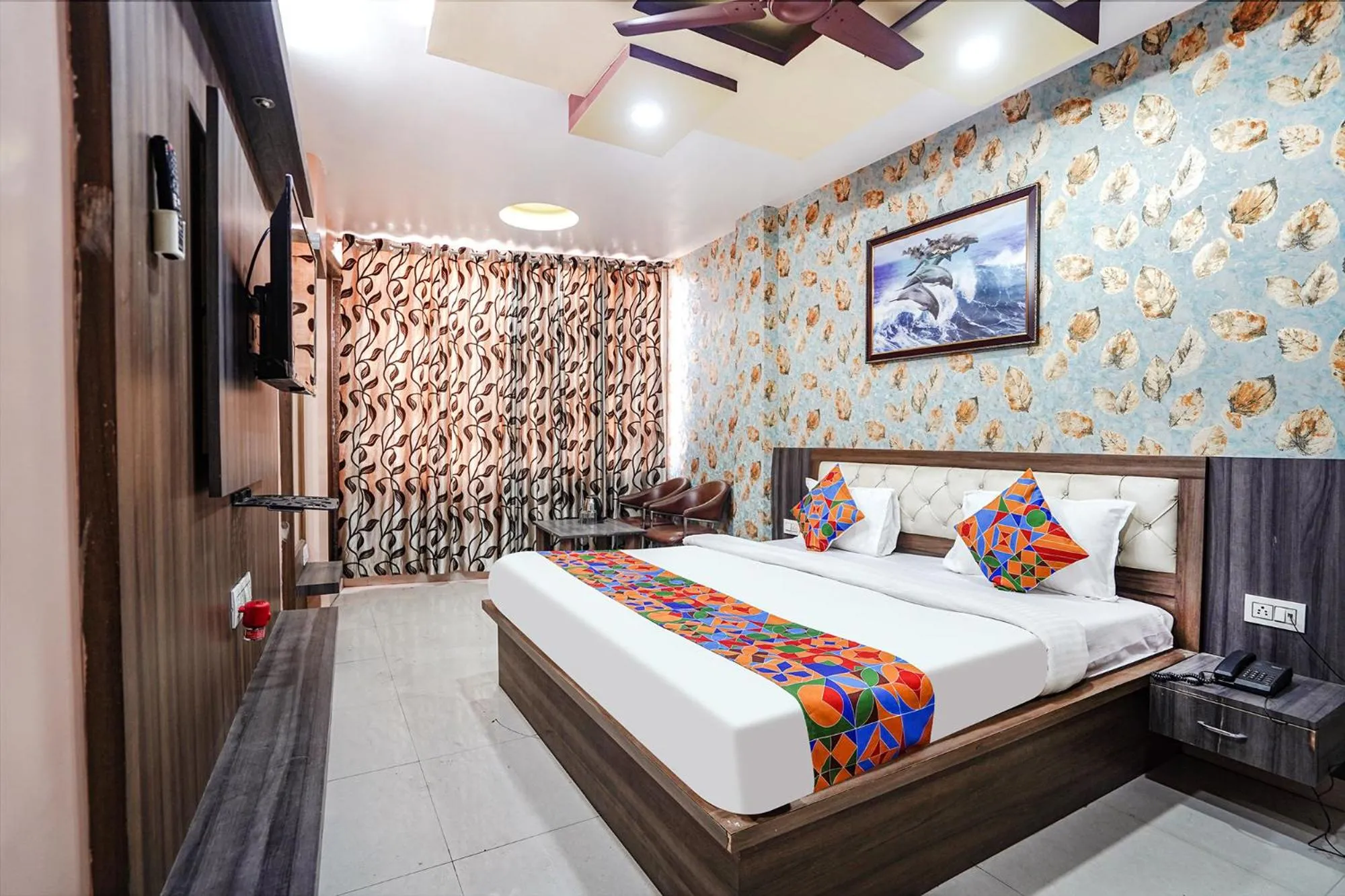 Bed in Super OYO Hotel O Rameshwaram Inn