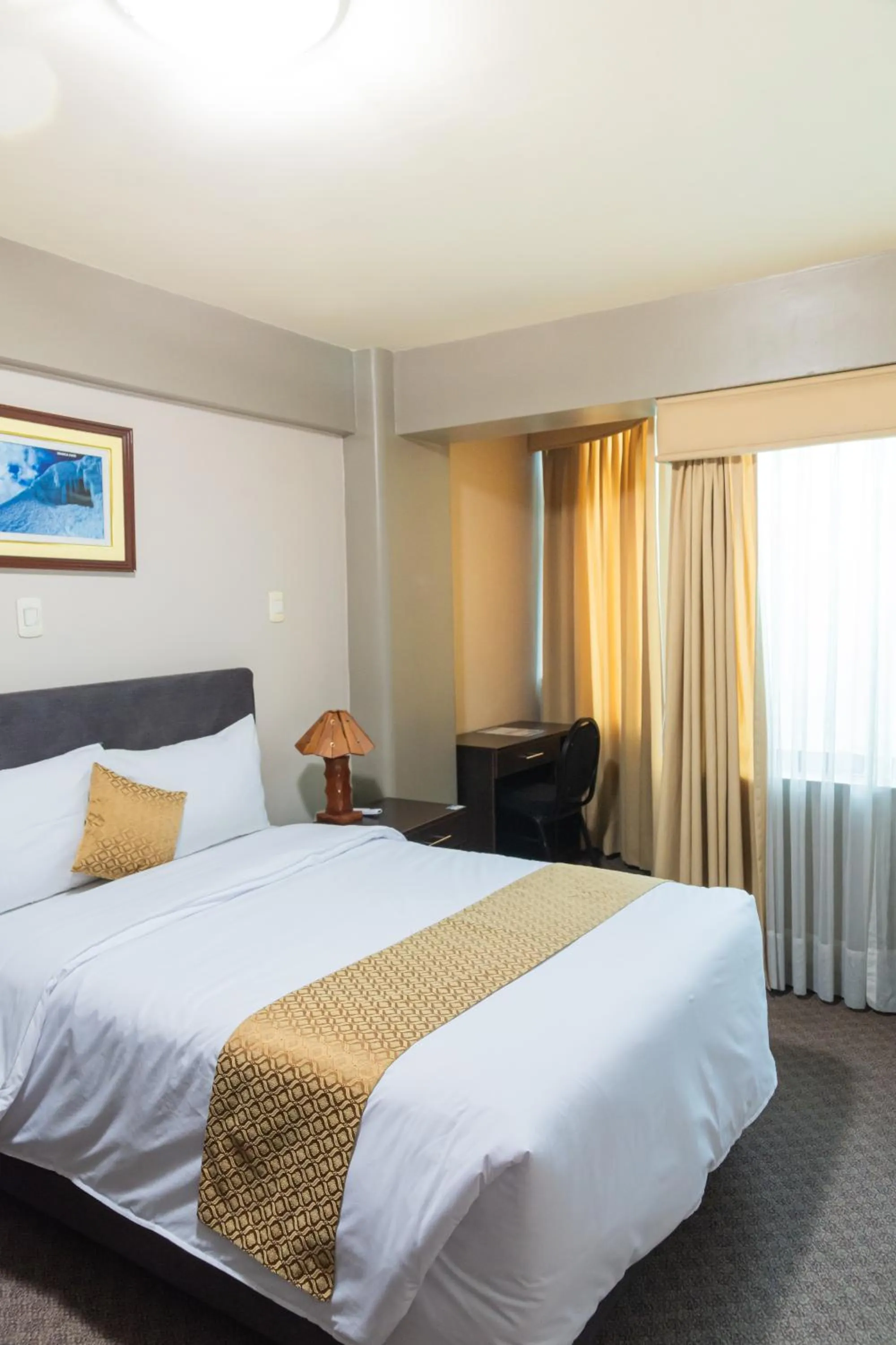 Bed in Hotel La Joya