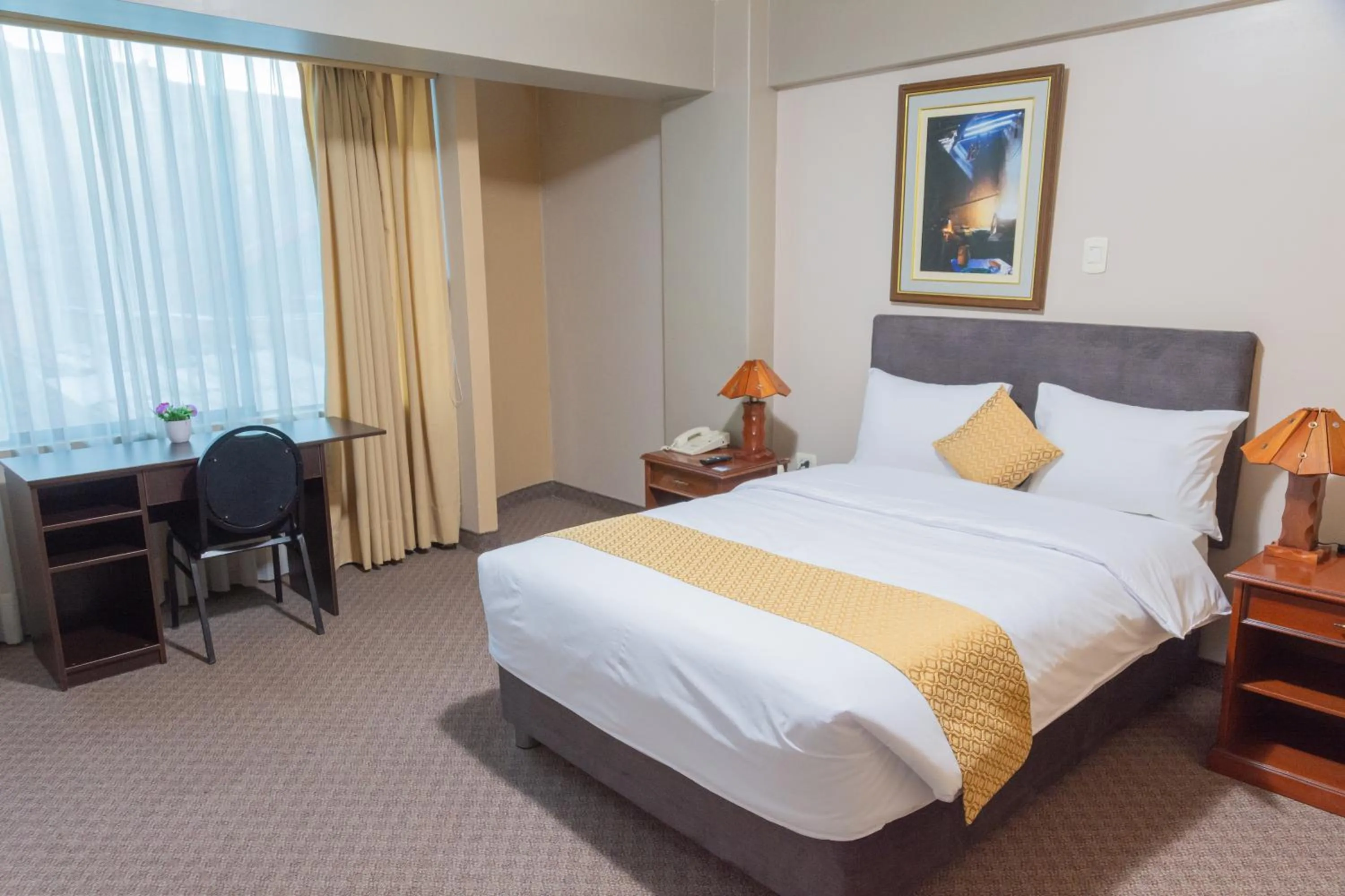 Bed in Hotel La Joya