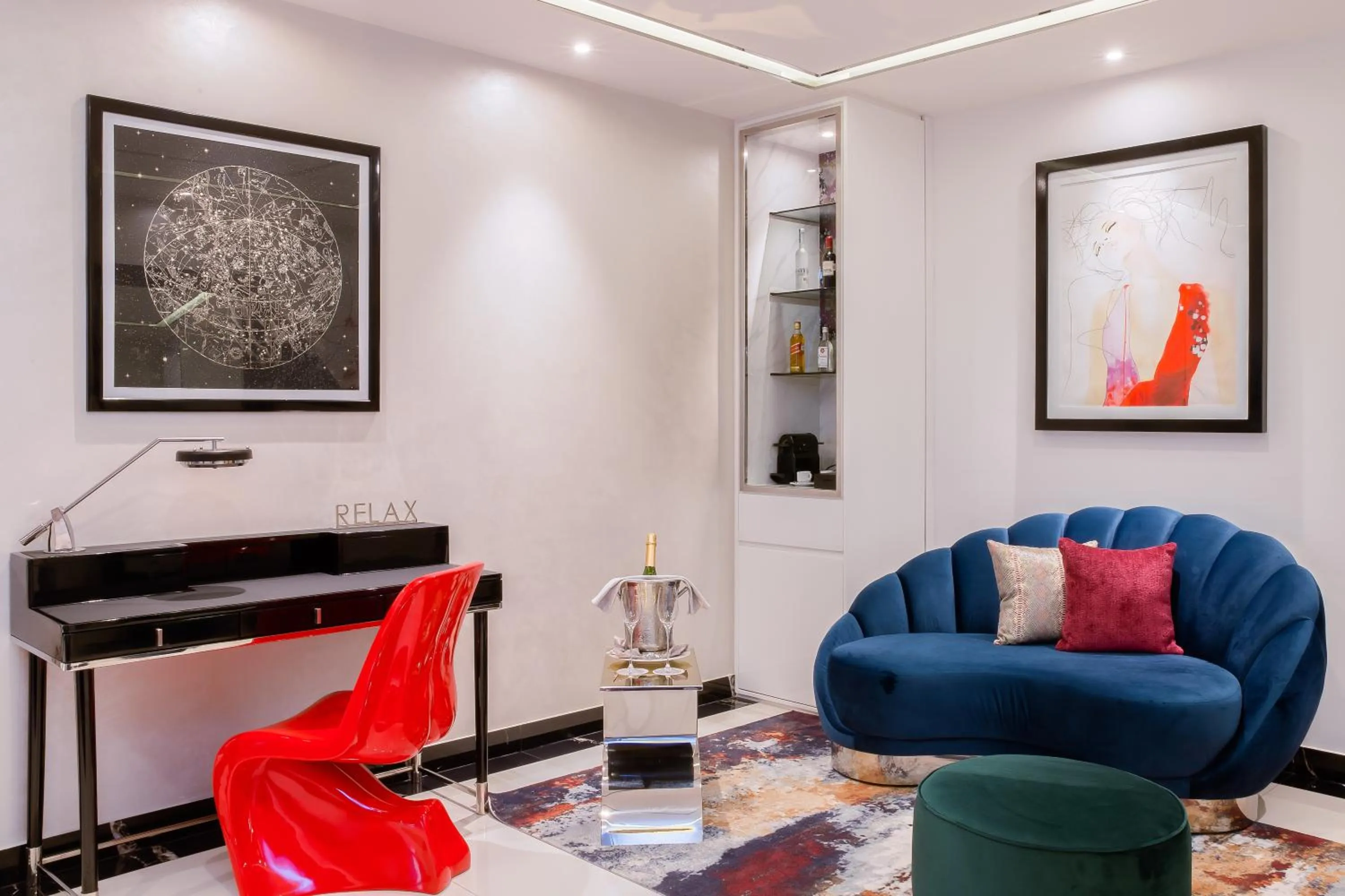 Seating area in Hotel Mousai - Adults Only