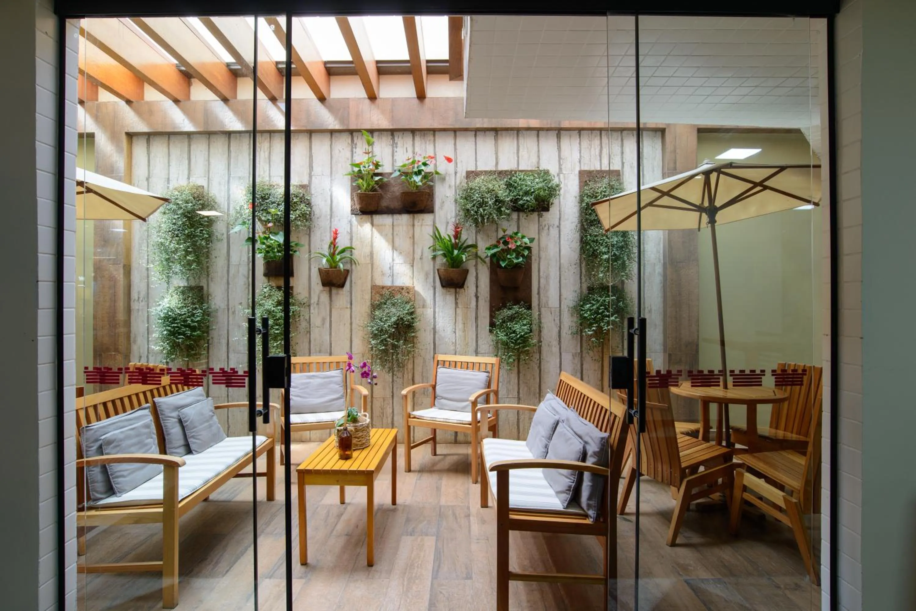 Patio in Faro Hotel Atibaia