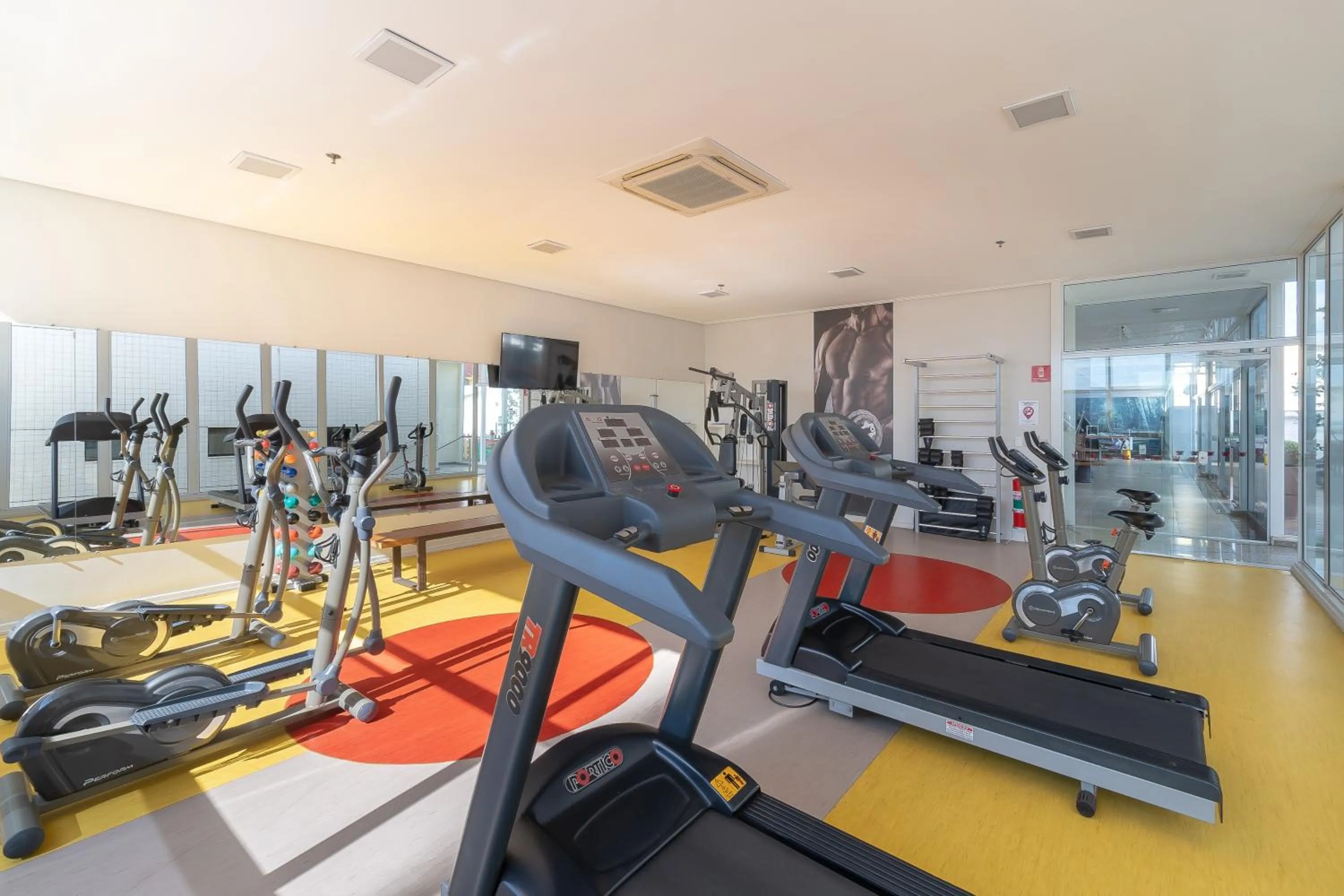 Fitness centre/facilities in Faro Hotel Atibaia