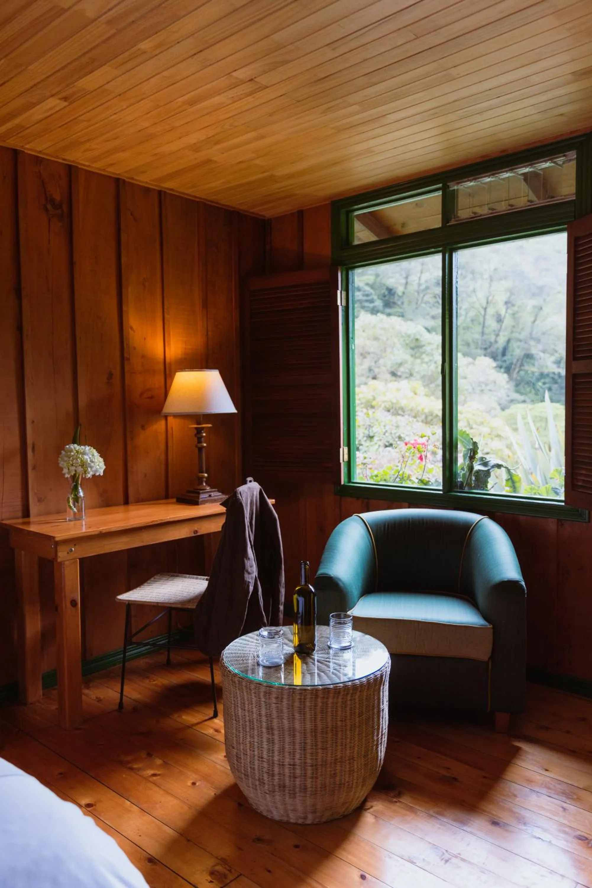 Decorative detail in Trogon Lodge