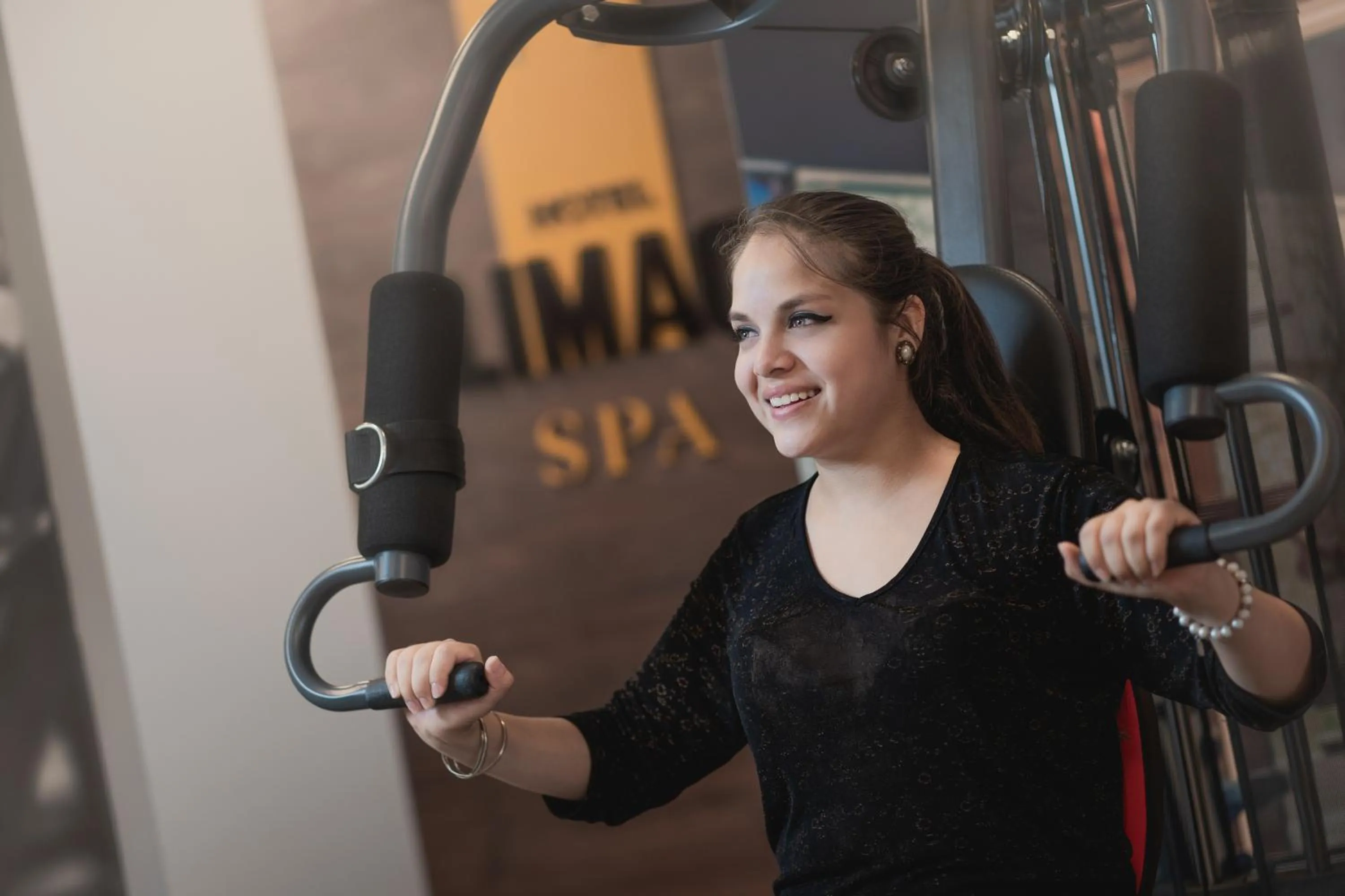 Fitness centre/facilities in LimaQ Hotel