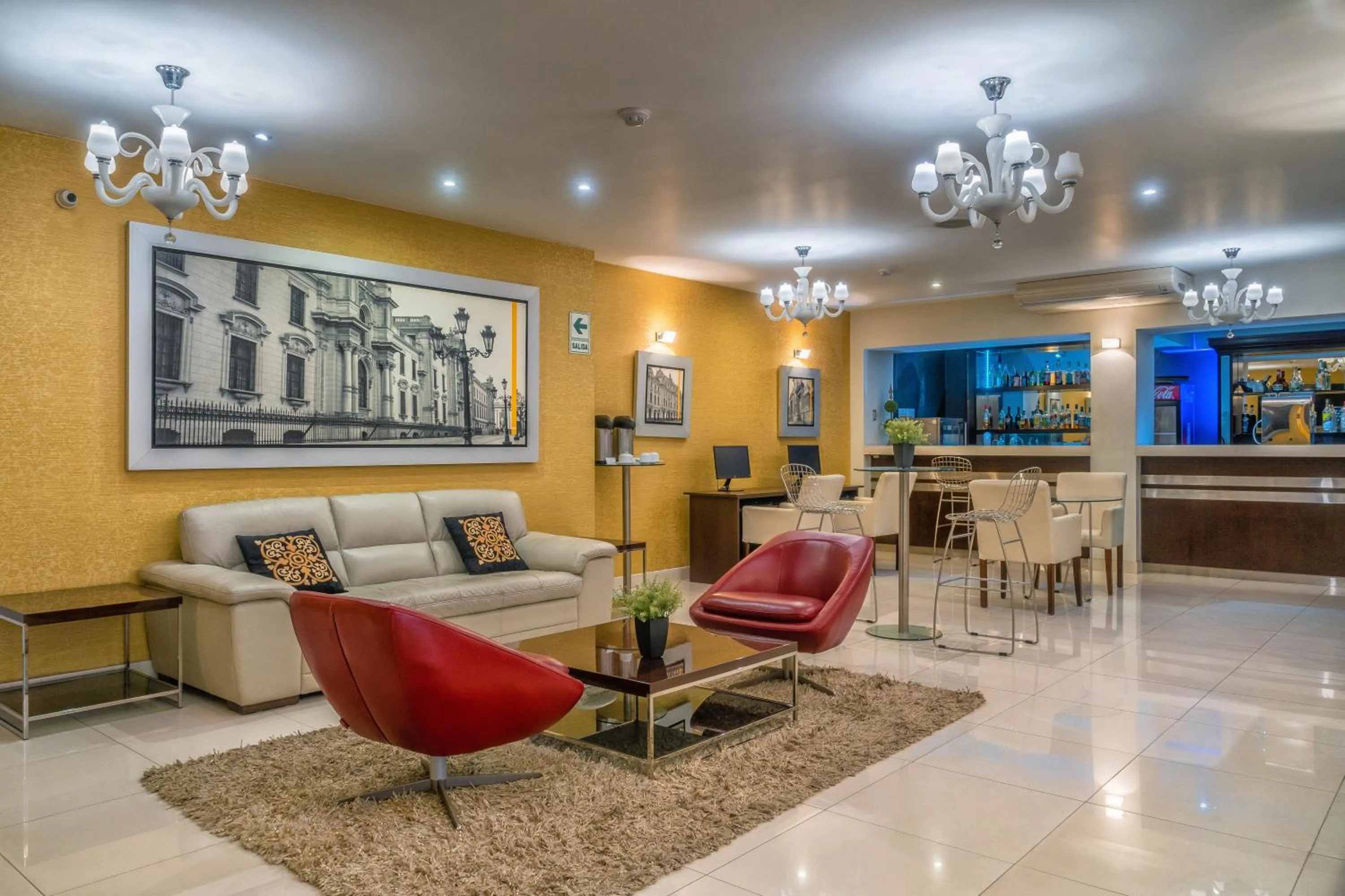 Living room in LimaQ Hotel