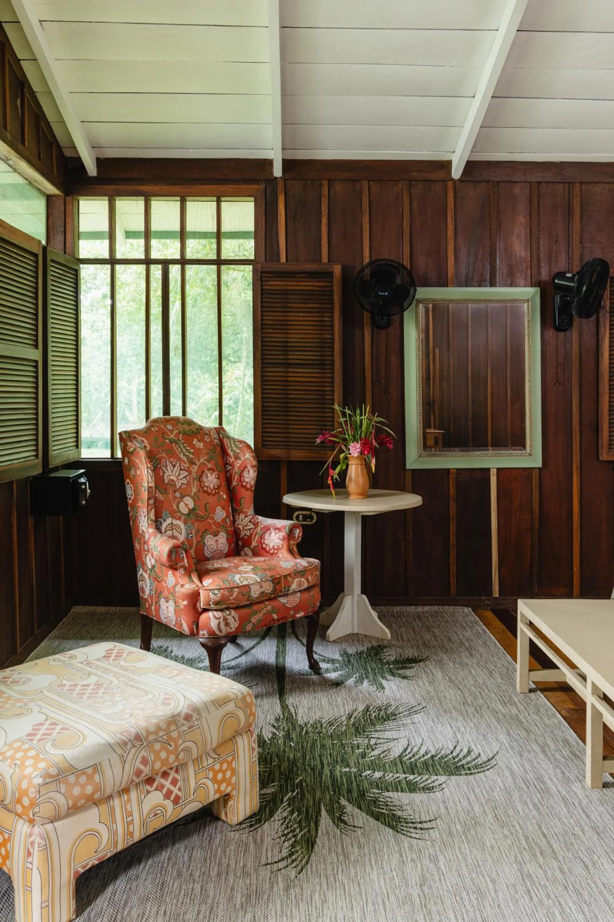 Seating area in Mawamba Lodge