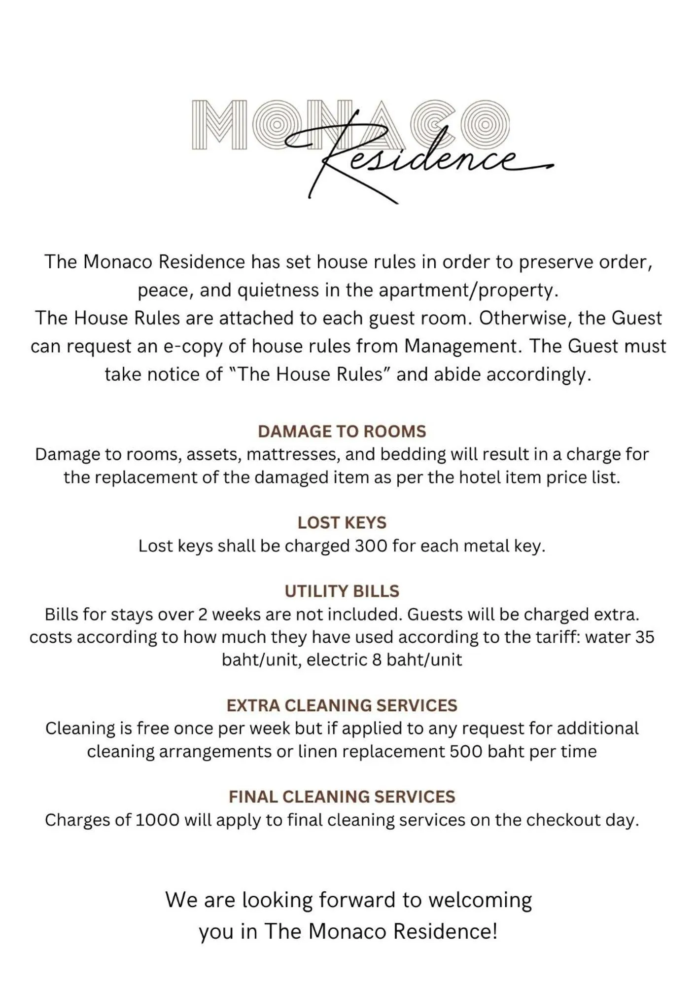 Property logo or sign in The Monaco Residence