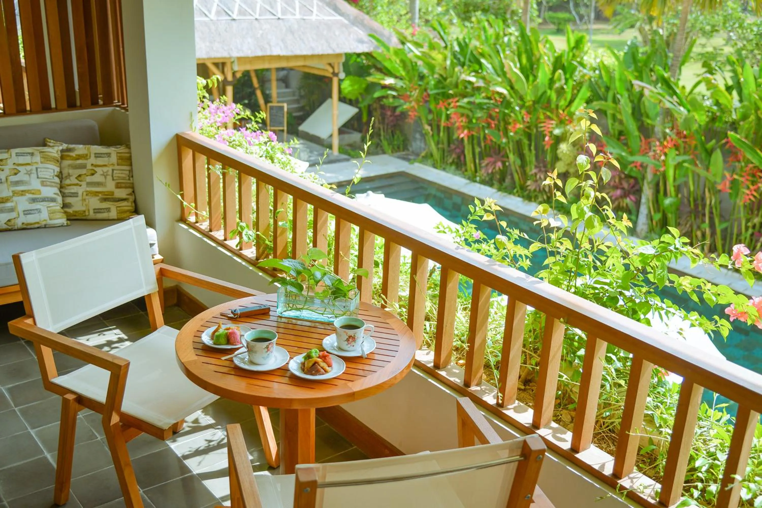 Balcony/Terrace in The Open House Jimbaran Bali