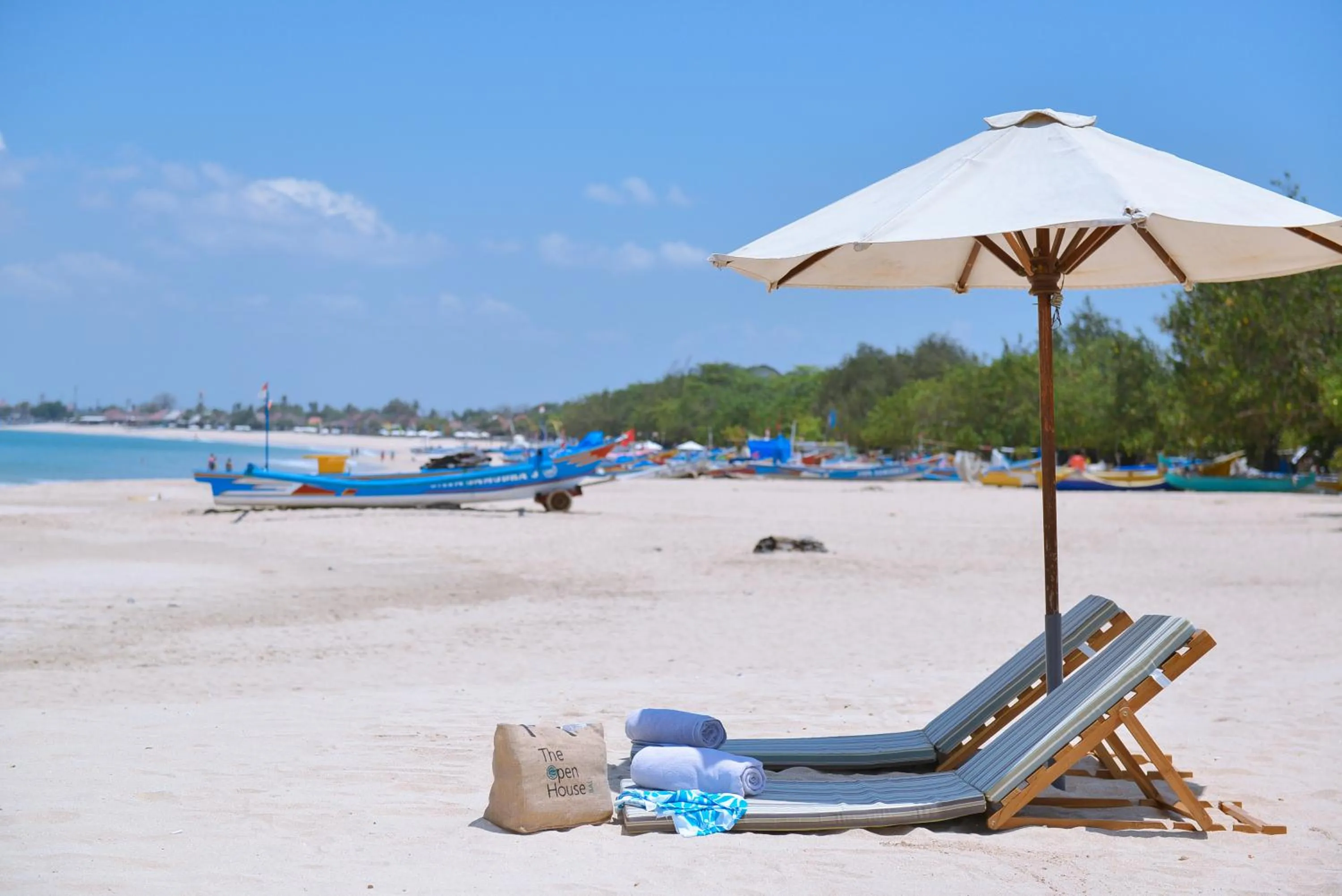 sunbed in The Open House Jimbaran Bali