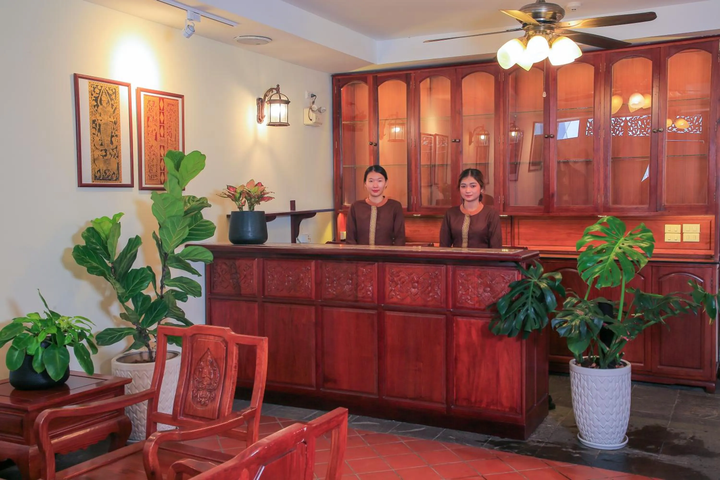 Staff in Phongsavath Boutique Hotel