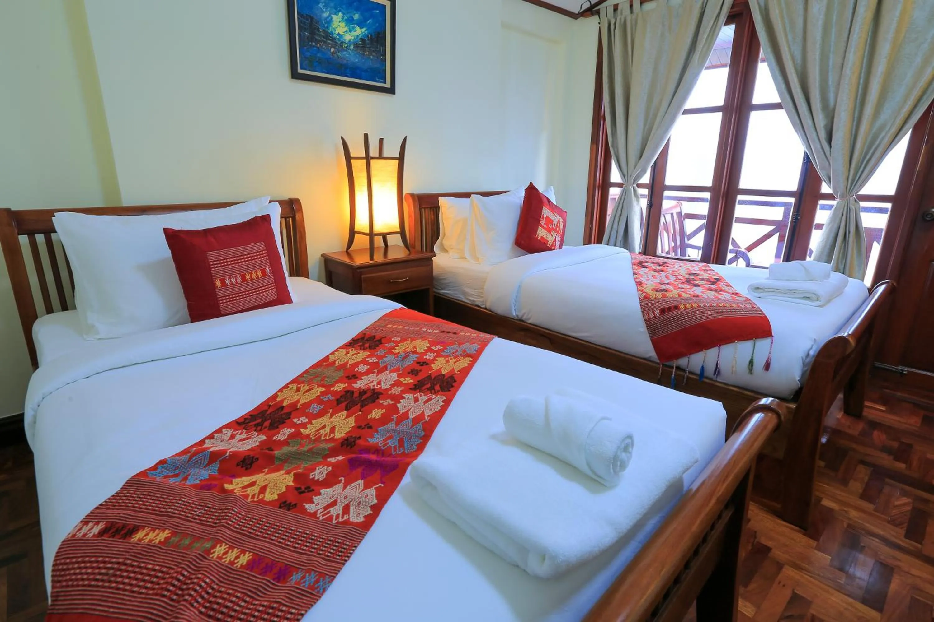 Bedroom, Bed in Phongsavath Boutique Hotel