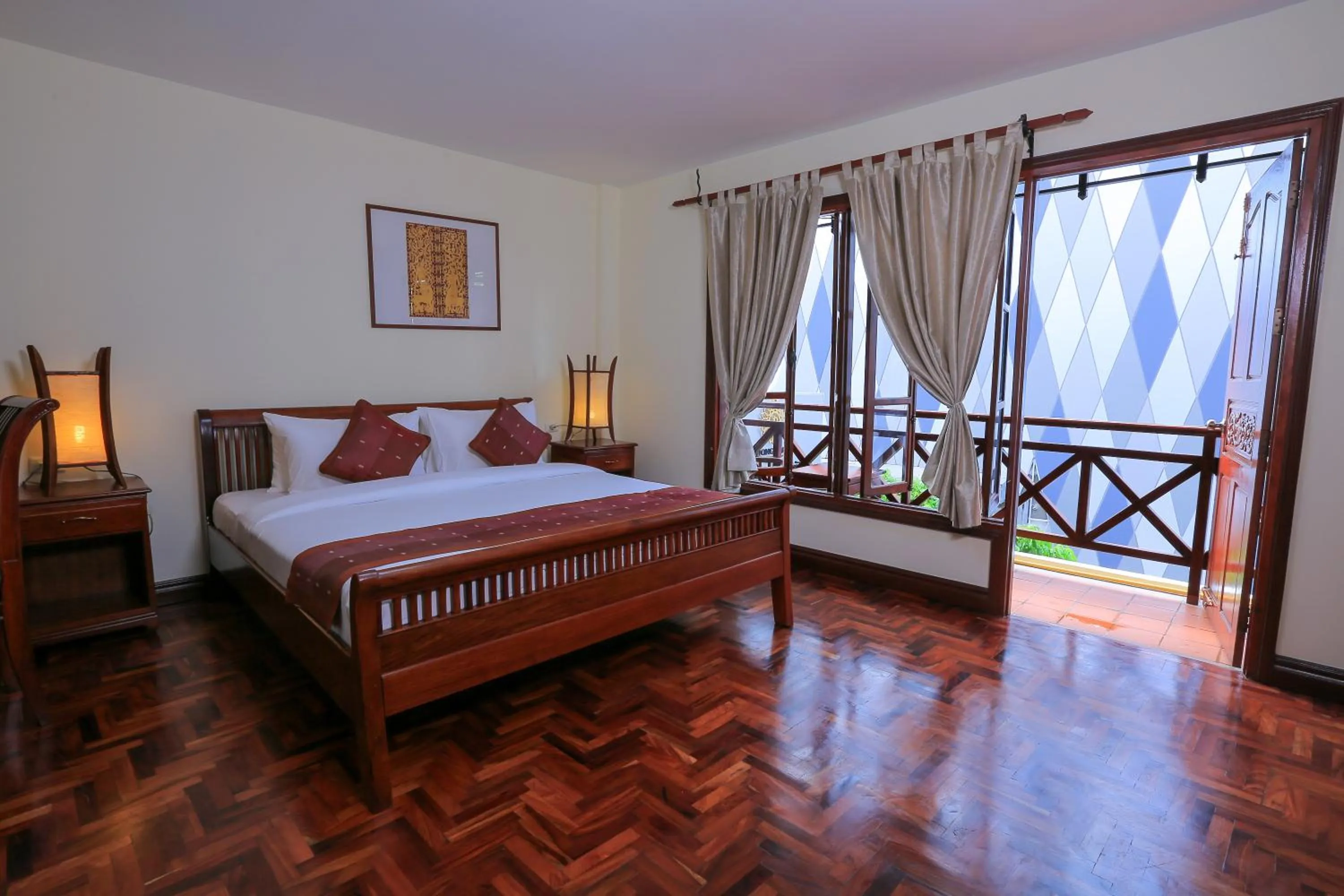 Bedroom, Bed in Phongsavath Boutique Hotel
